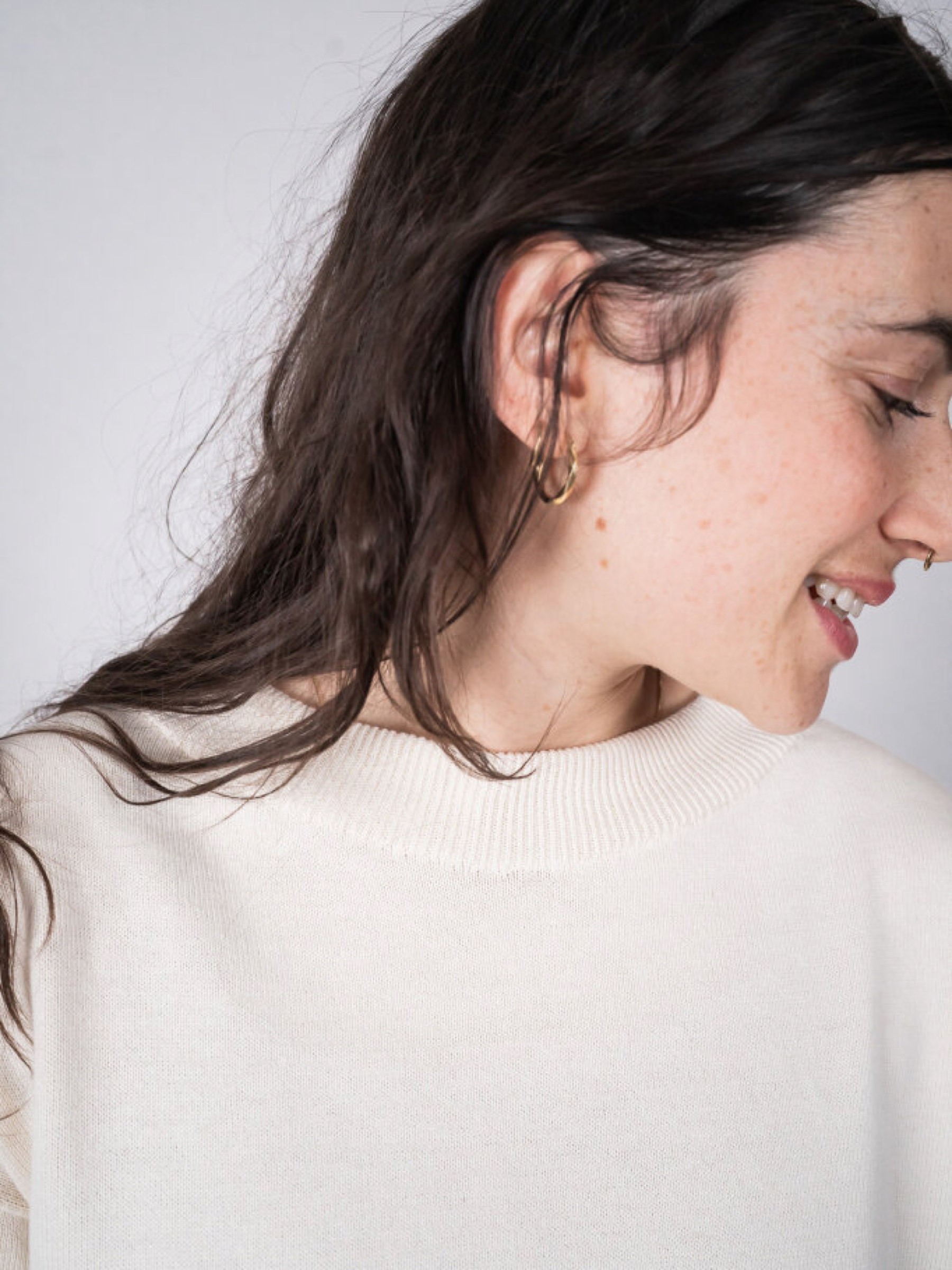 Pullover Eva Ringel Sweater Swiss Edition natural berry ZRCL