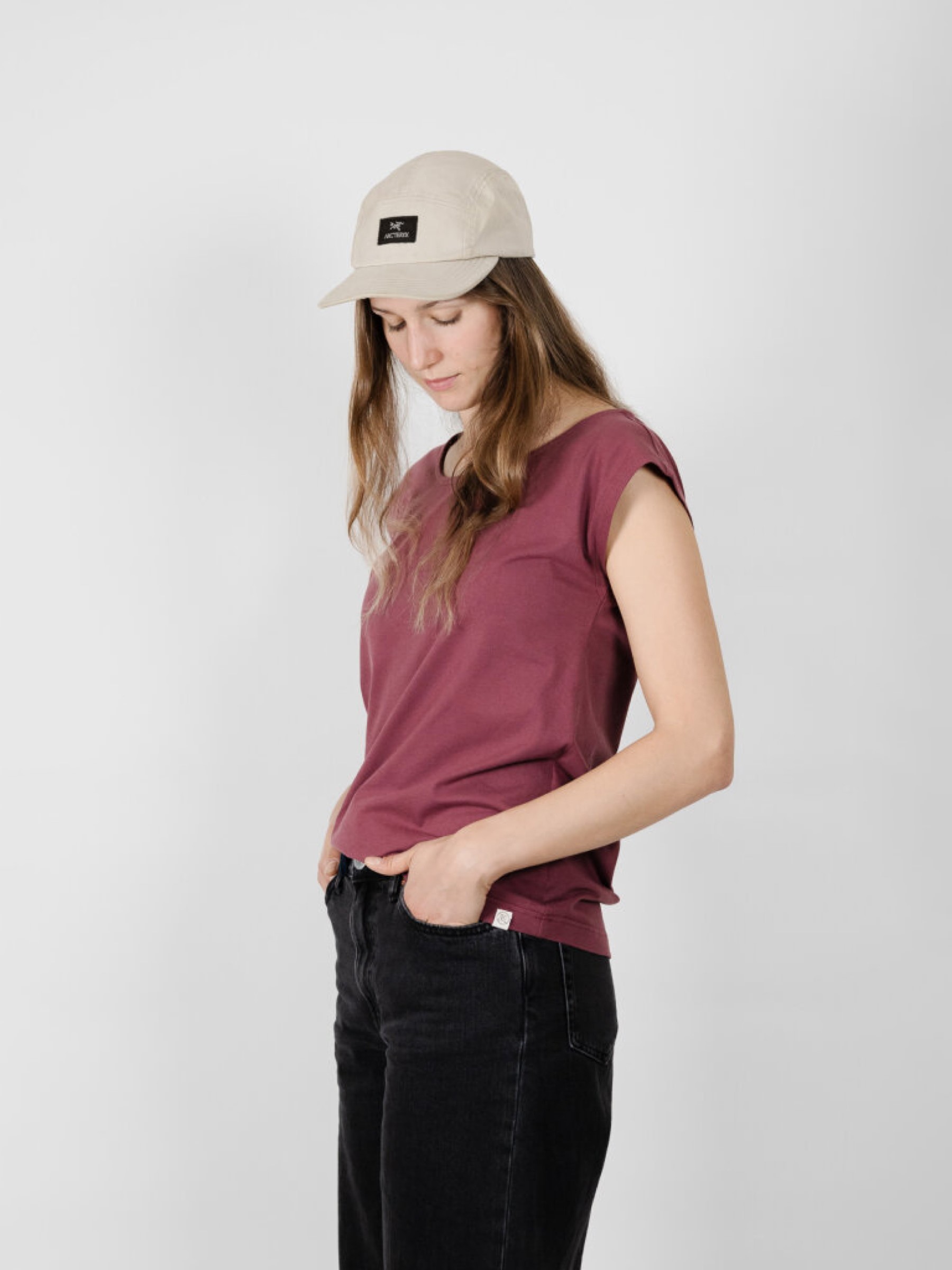 T-Shirt Basic Mila Two-Shirt berry ZRCL