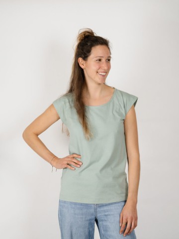 T-Shirt Basic Mila Two-Shirt light green ZRCL