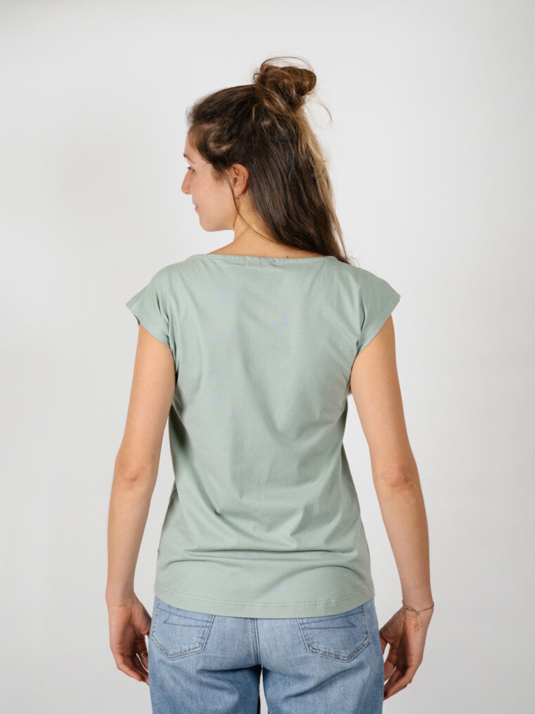T-Shirt Basic Mila Two-Shirt light green ZRCL