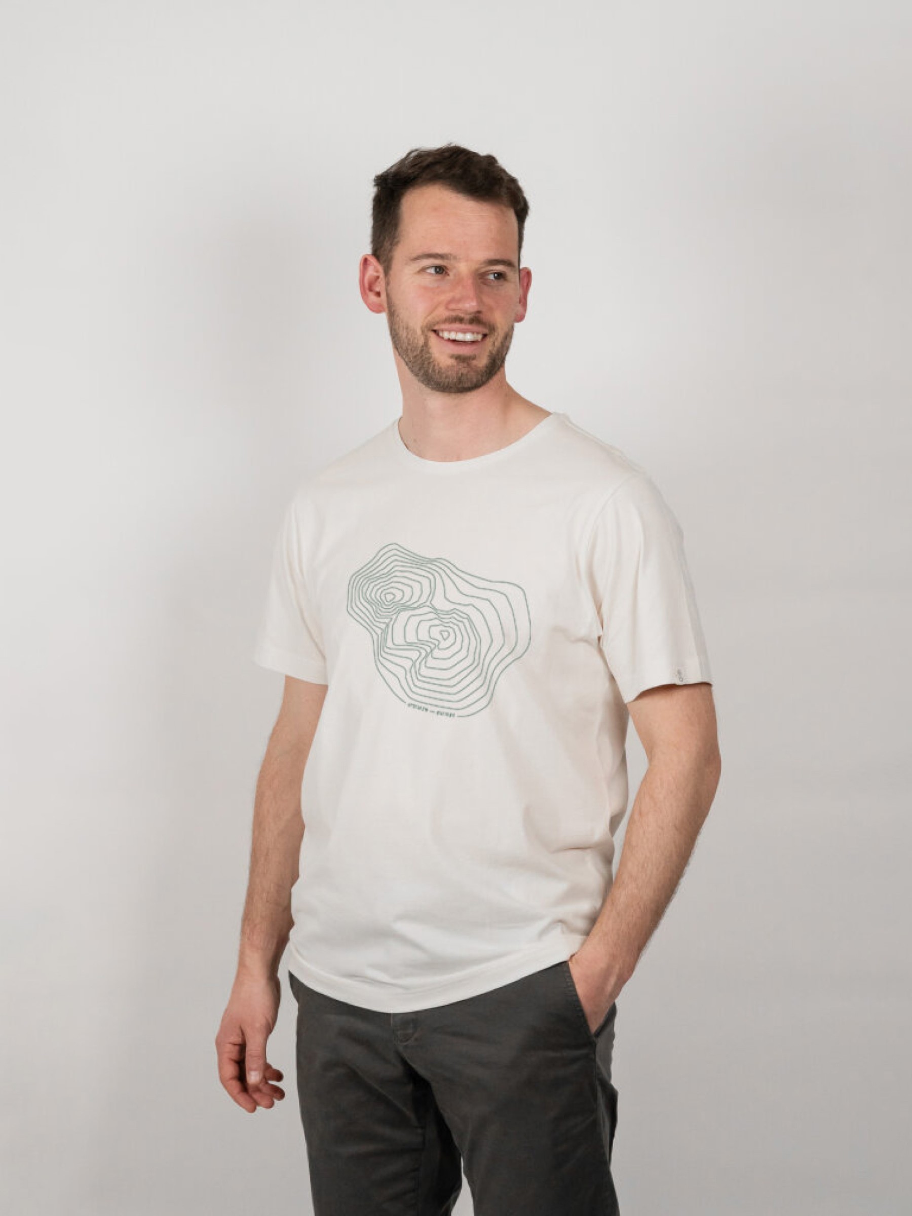Mountain Lines Zeno T-Shirt natural ZRCL