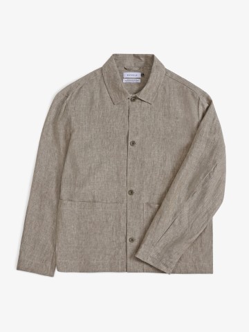 Jacke Light Overjacket grey brown Rotholz