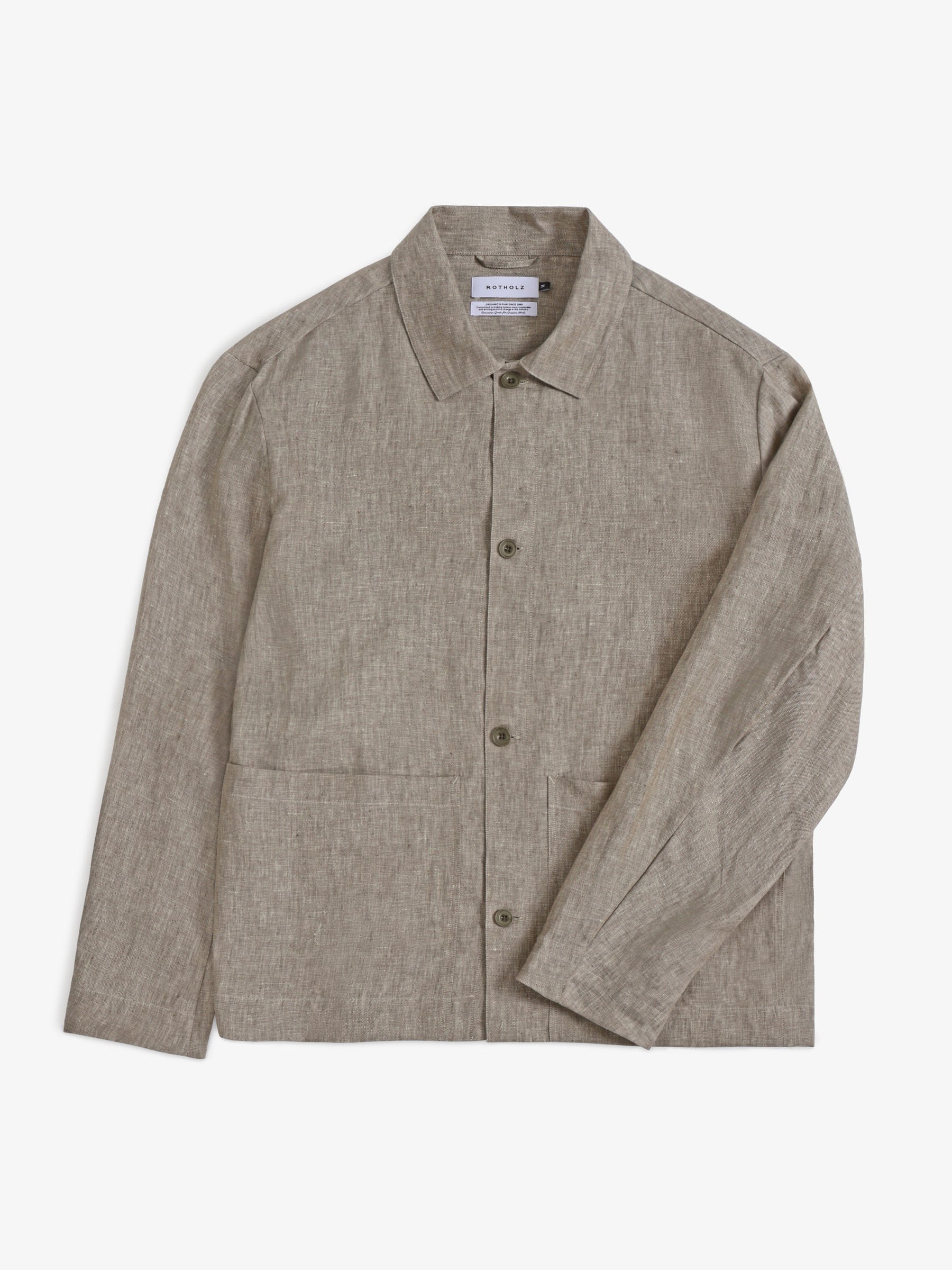 Jacke Light Overjacket grey brown Rotholz