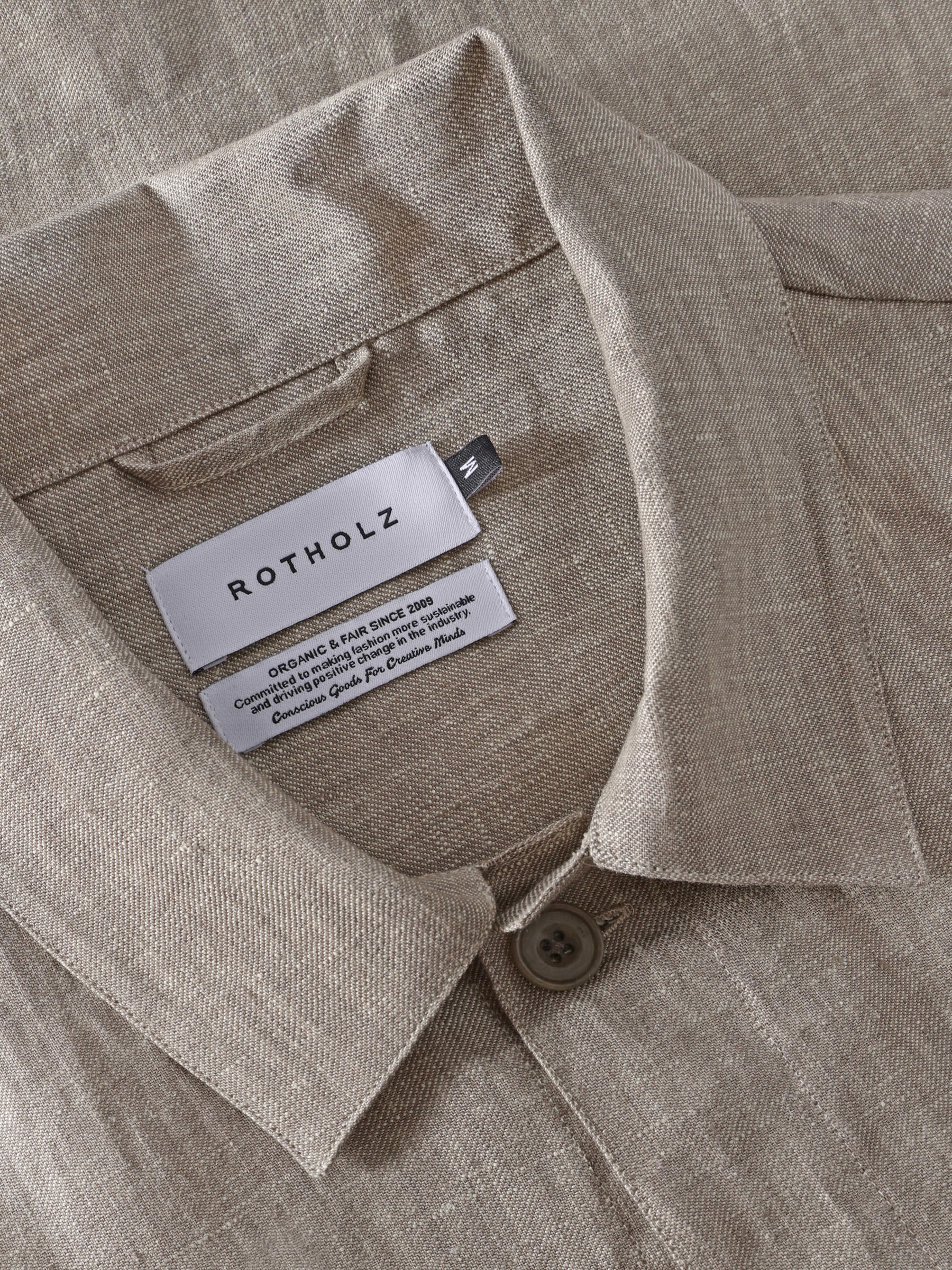 Jacke Light Overjacket grey brown Rotholz