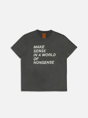 Roy T-Shirt make sense antracite Nudie Jeans