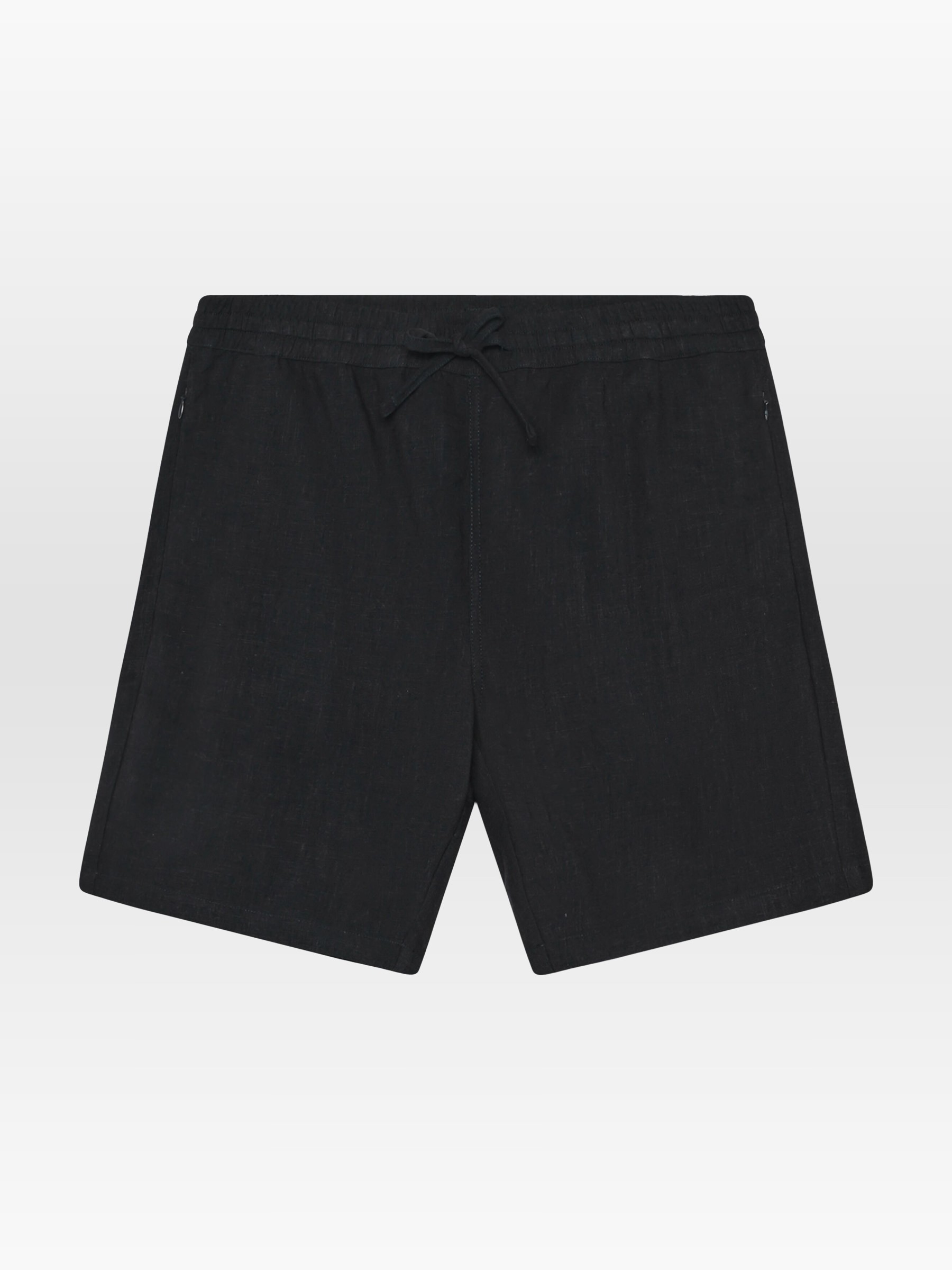 Kurze Hose Fig Linen-Mix Shorts black jet Knowledge Cotton Apparel