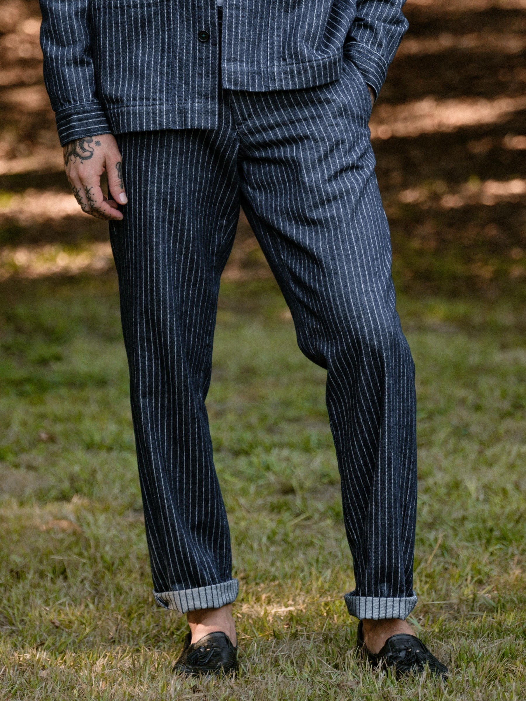 Hose Trousers Denim Alfi marine Carpasus