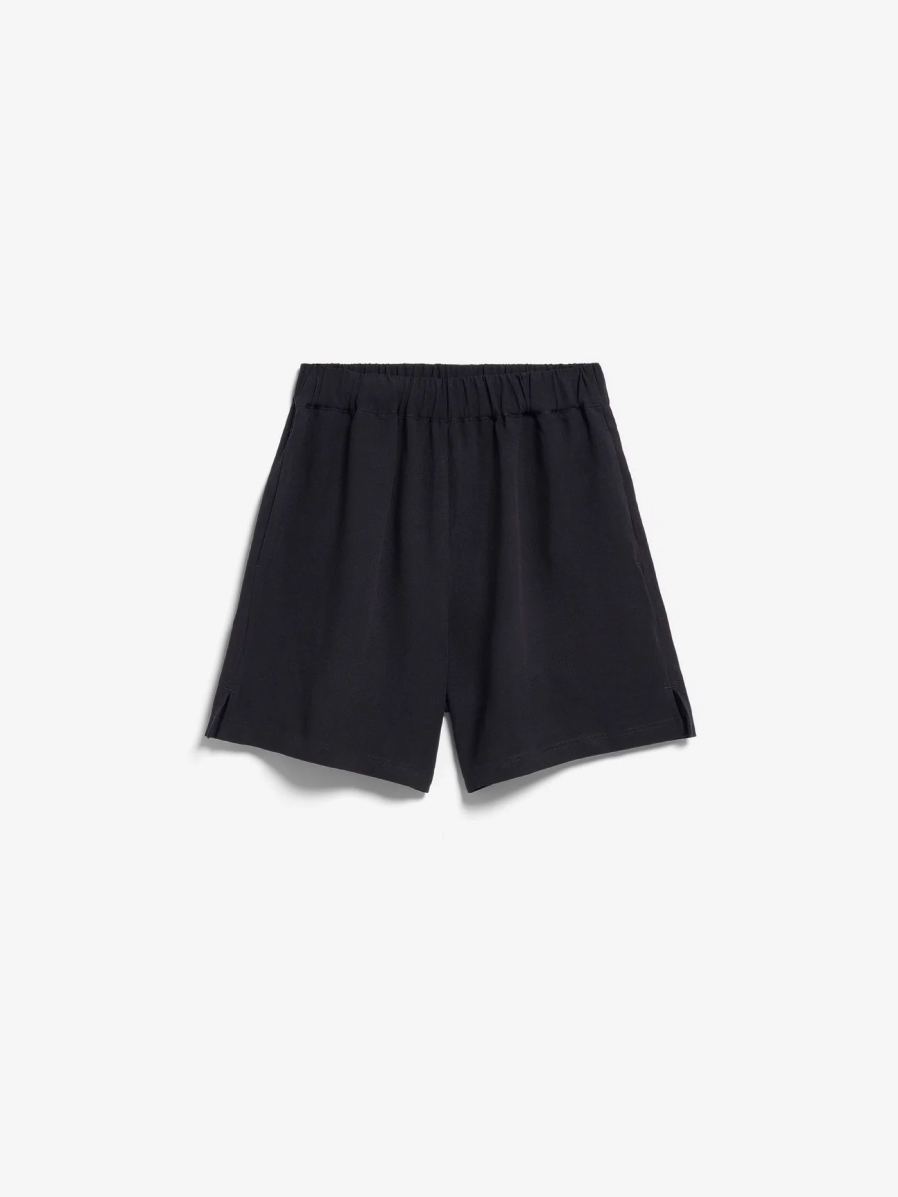 Kurze Hose Linen Blend Pull On Short black Armedangels