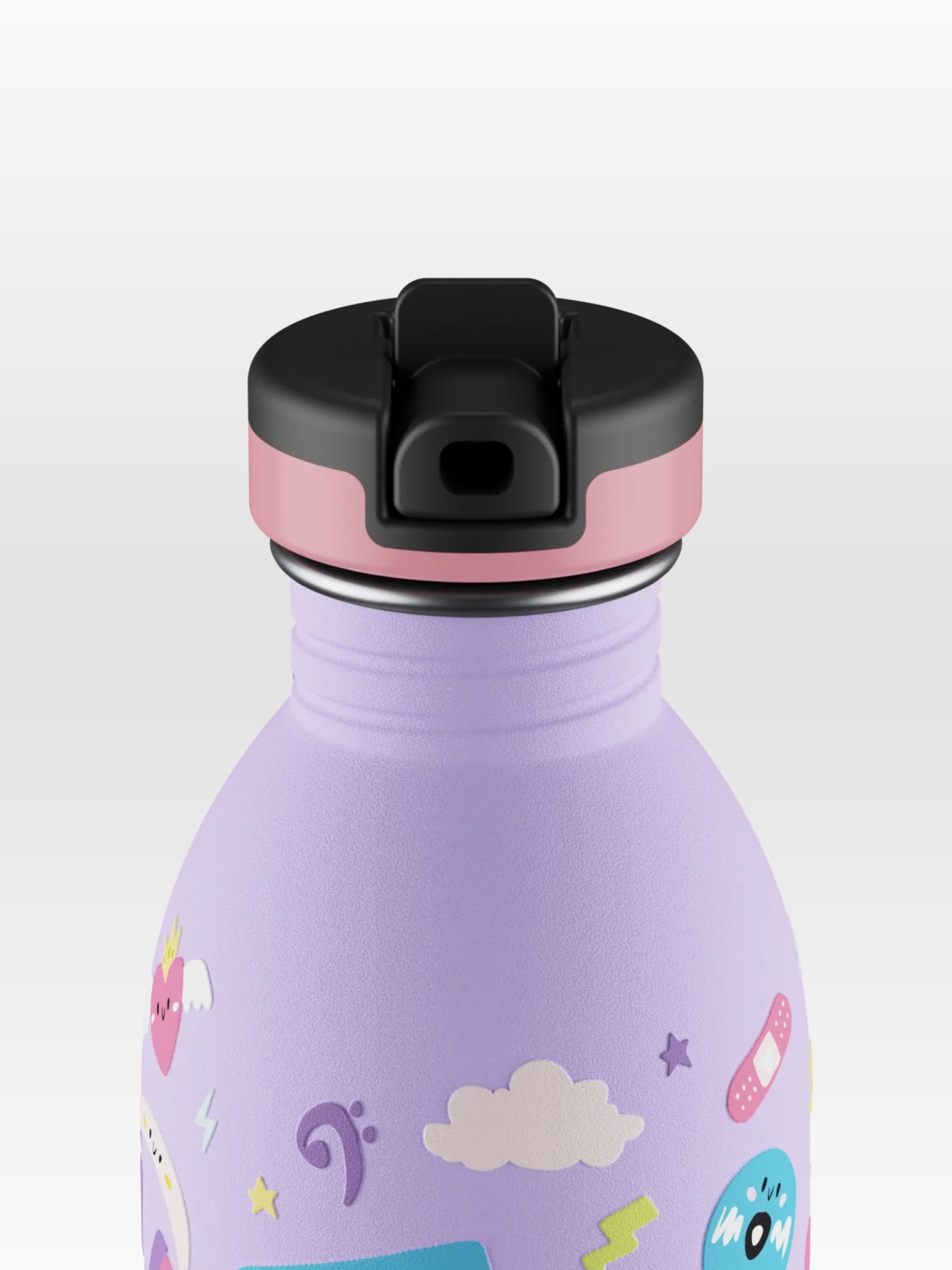 Trinkflasche Urban music friends Sportdeckel 24Bottles
