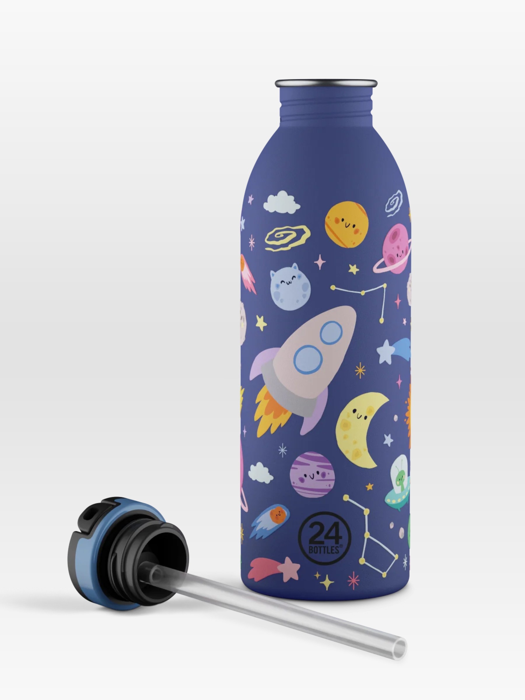 Trinkflasche Urban space friends Sportdeckel 24Bottles