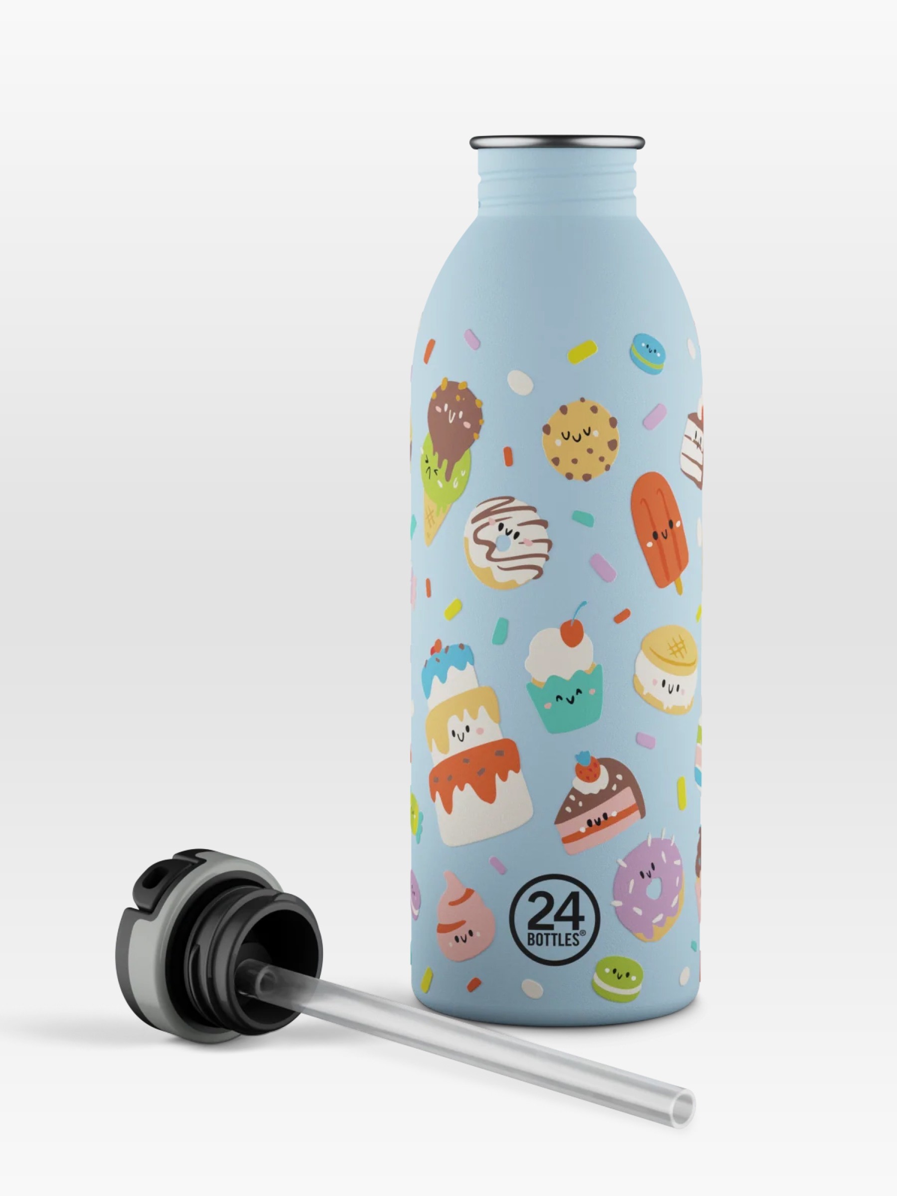 Trinkflasche Urban sweet friends Sportdeckel 24Bottles