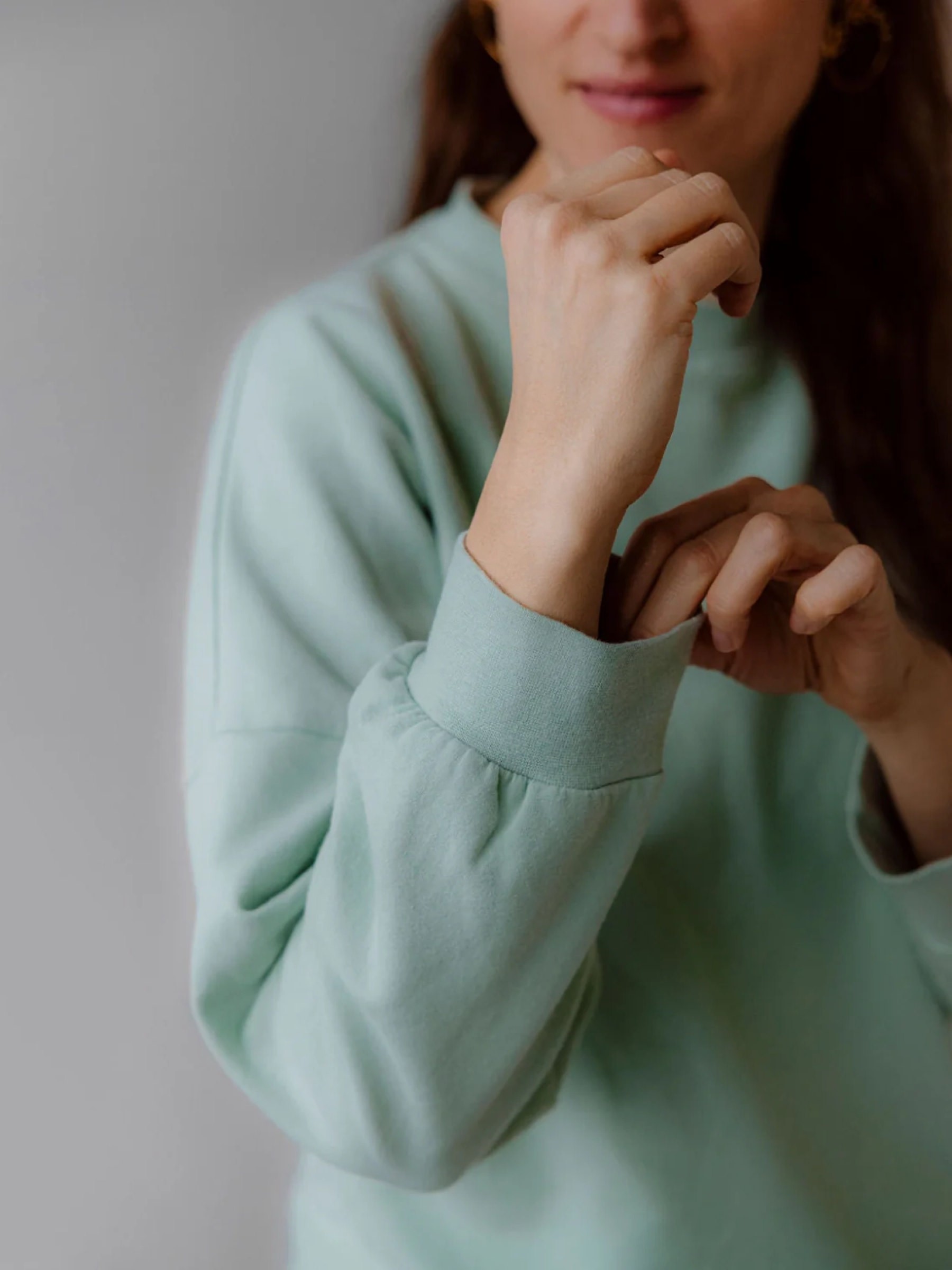 Pullover mint pure ANDREA