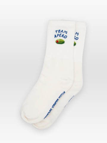Sportsocken team apéro Atelier Goldiger Schlüssel