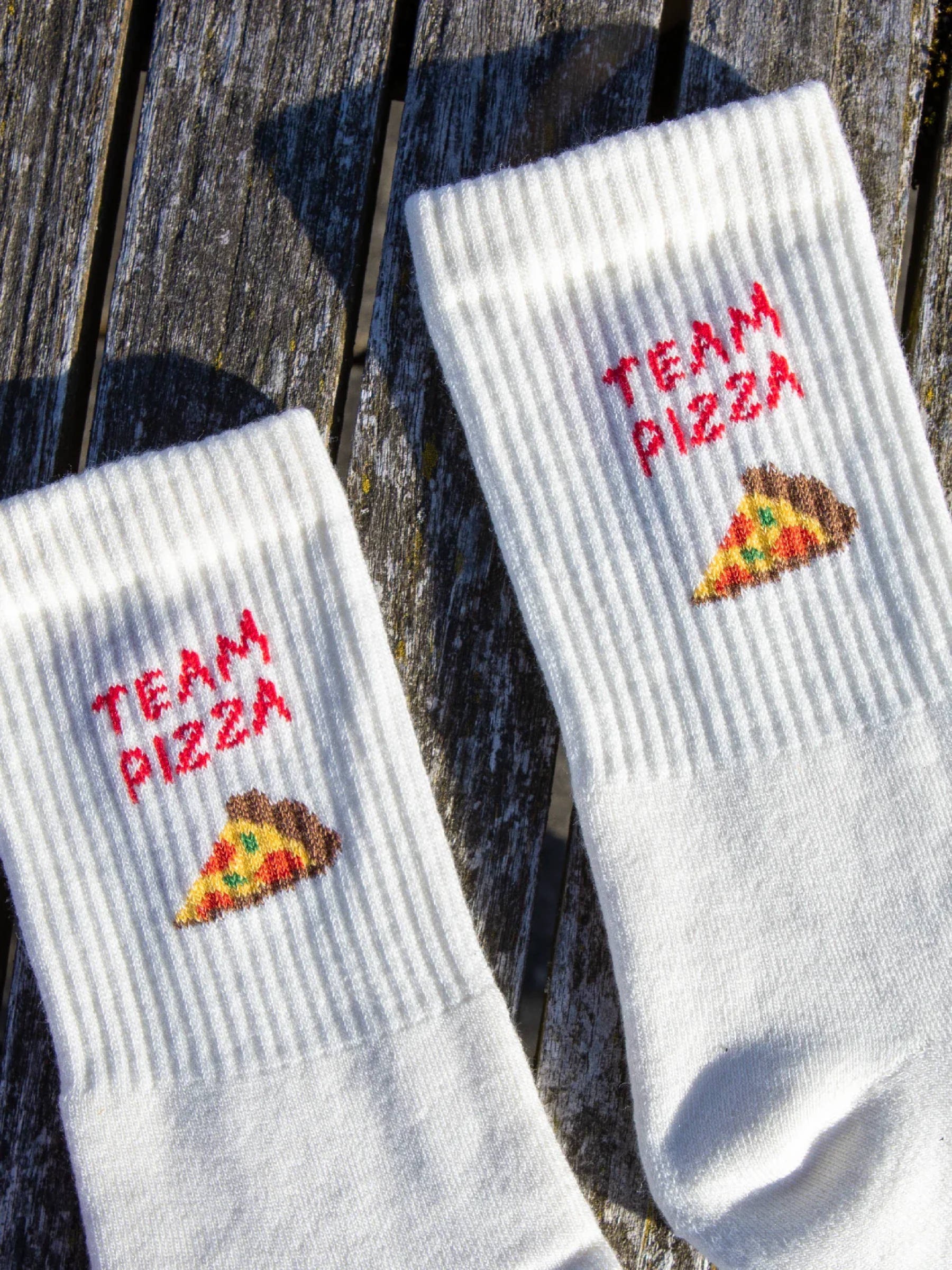 Sportsocken team pizza Atelier Goldiger Schlüssel