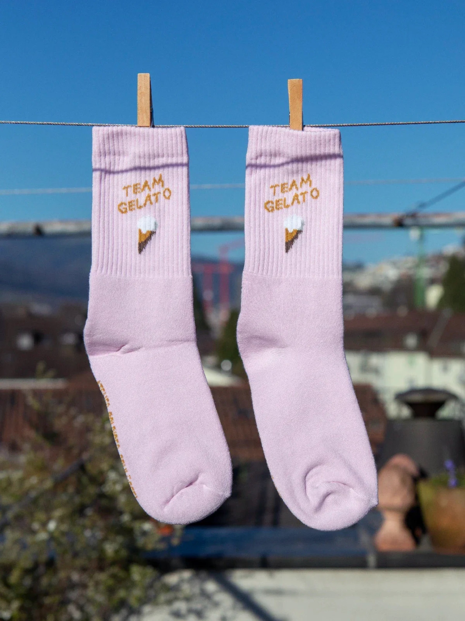 Sportsocken team gelato Atelier Goldiger Schlüssel