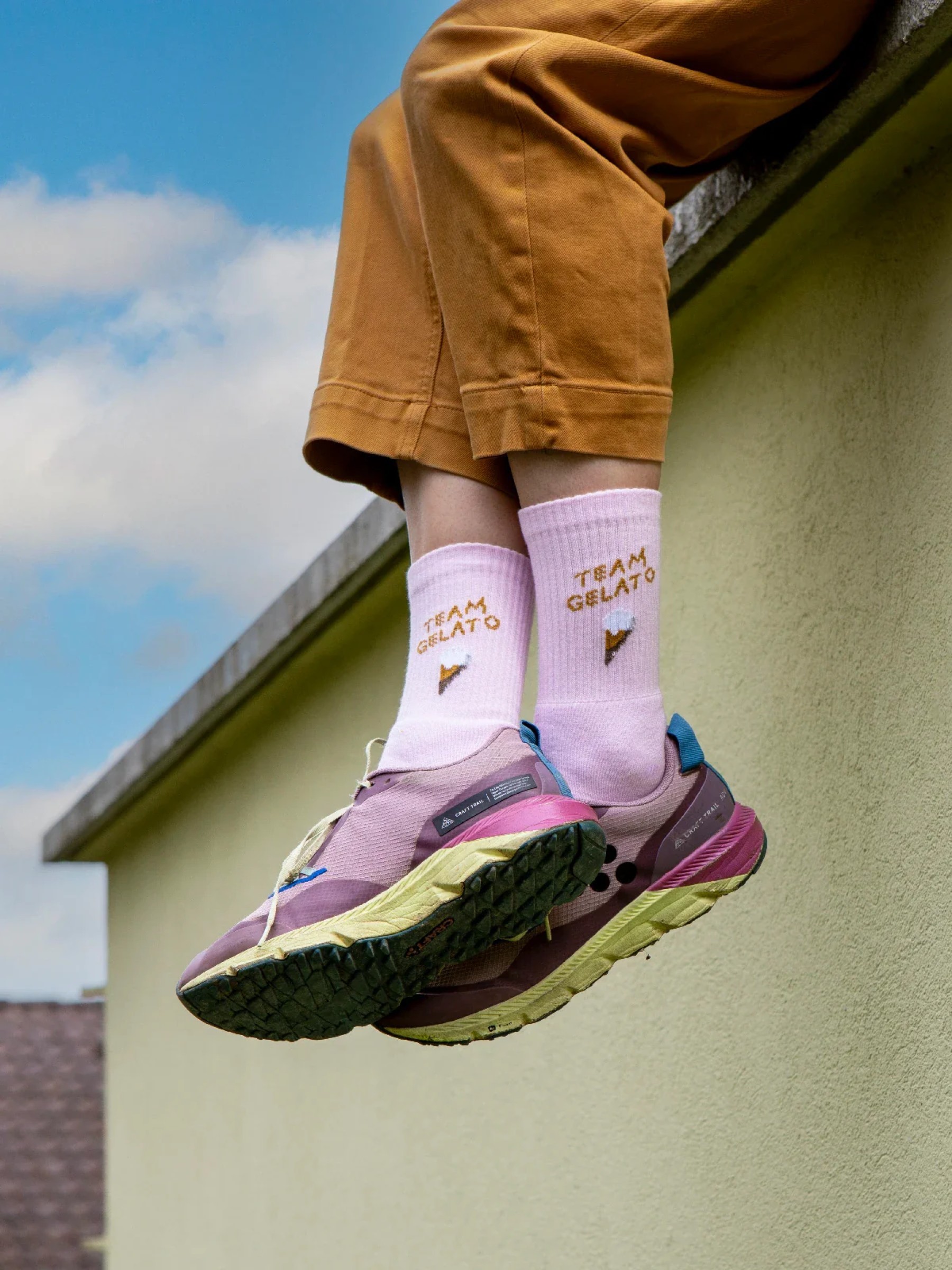 Sportsocken team gelato Atelier Goldiger Schlüssel