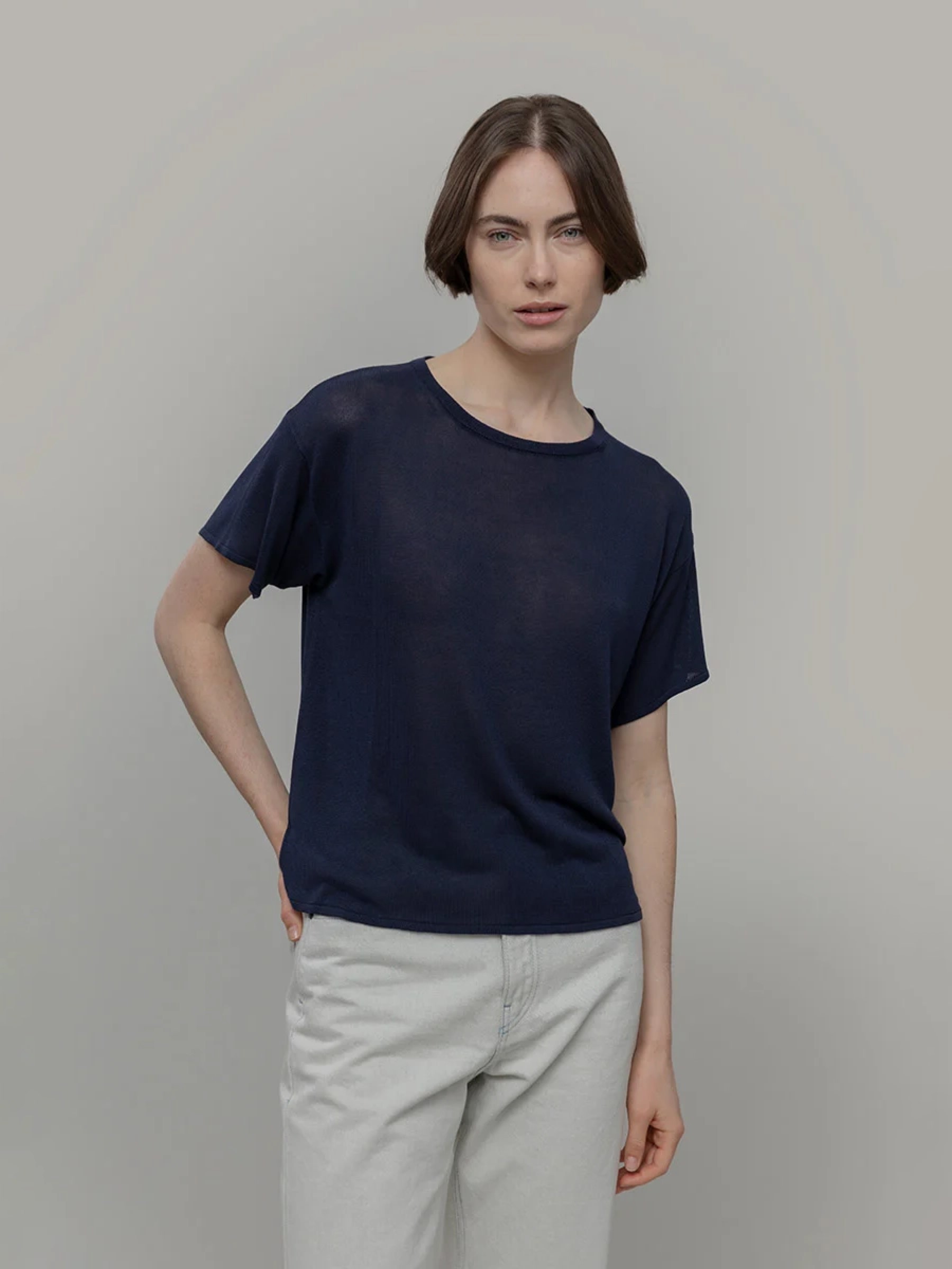 Virginia Women's Viscose T-Shirt blue mora Rifo