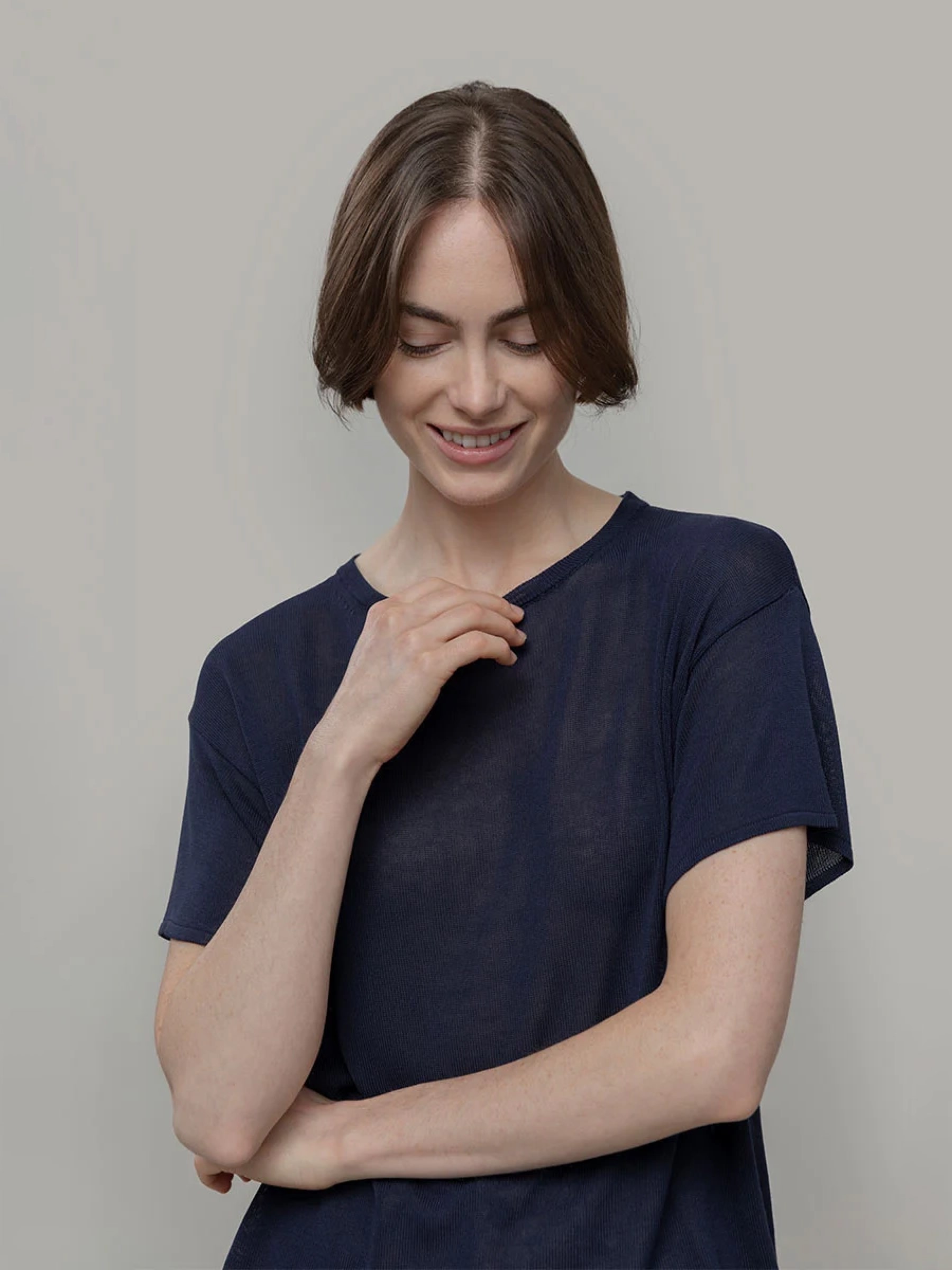 Virginia Women's Viscose T-Shirt blue mora Rifo