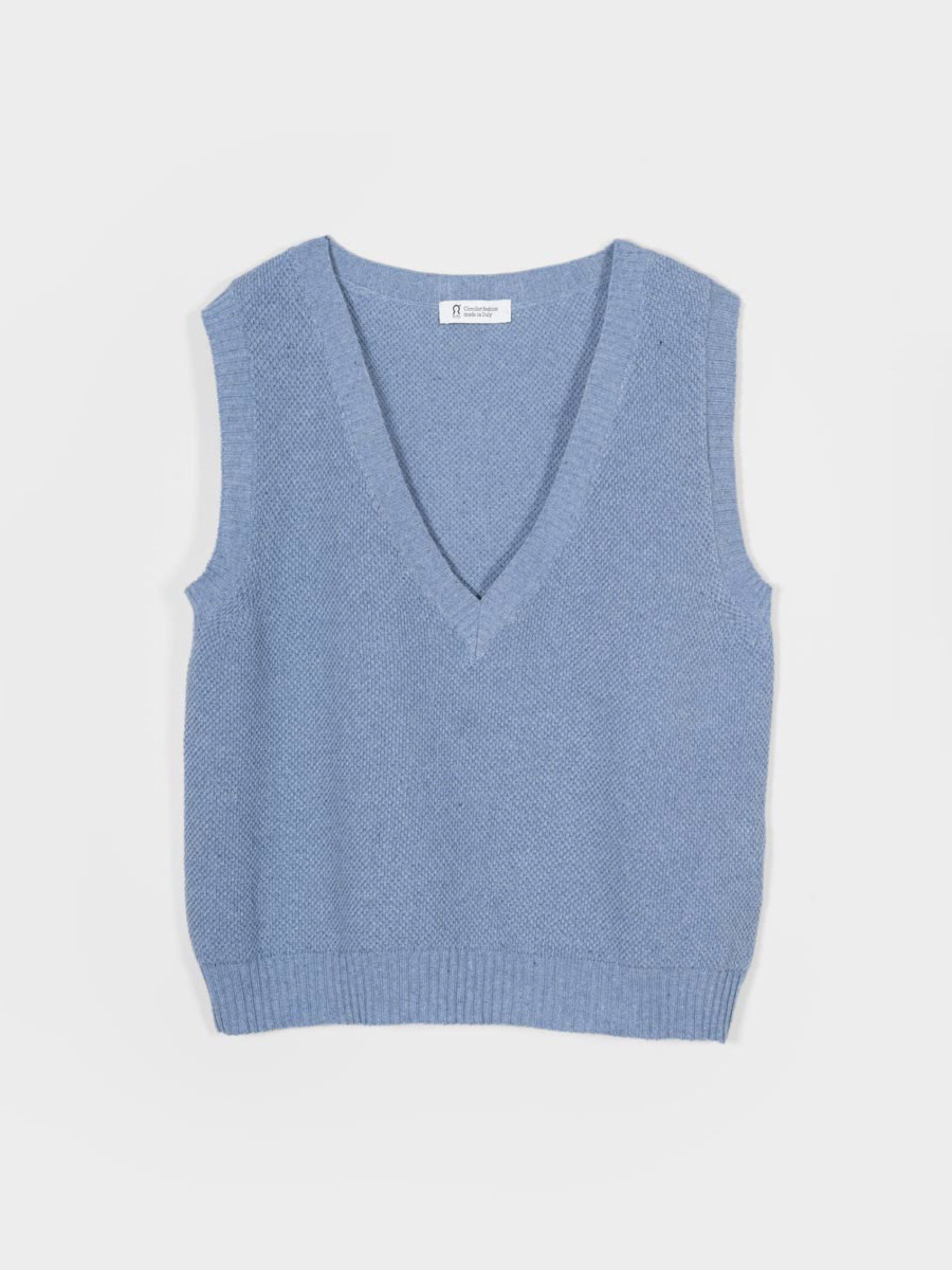 Stricktop Elodie Gilet Cotone blue indigo Rifo