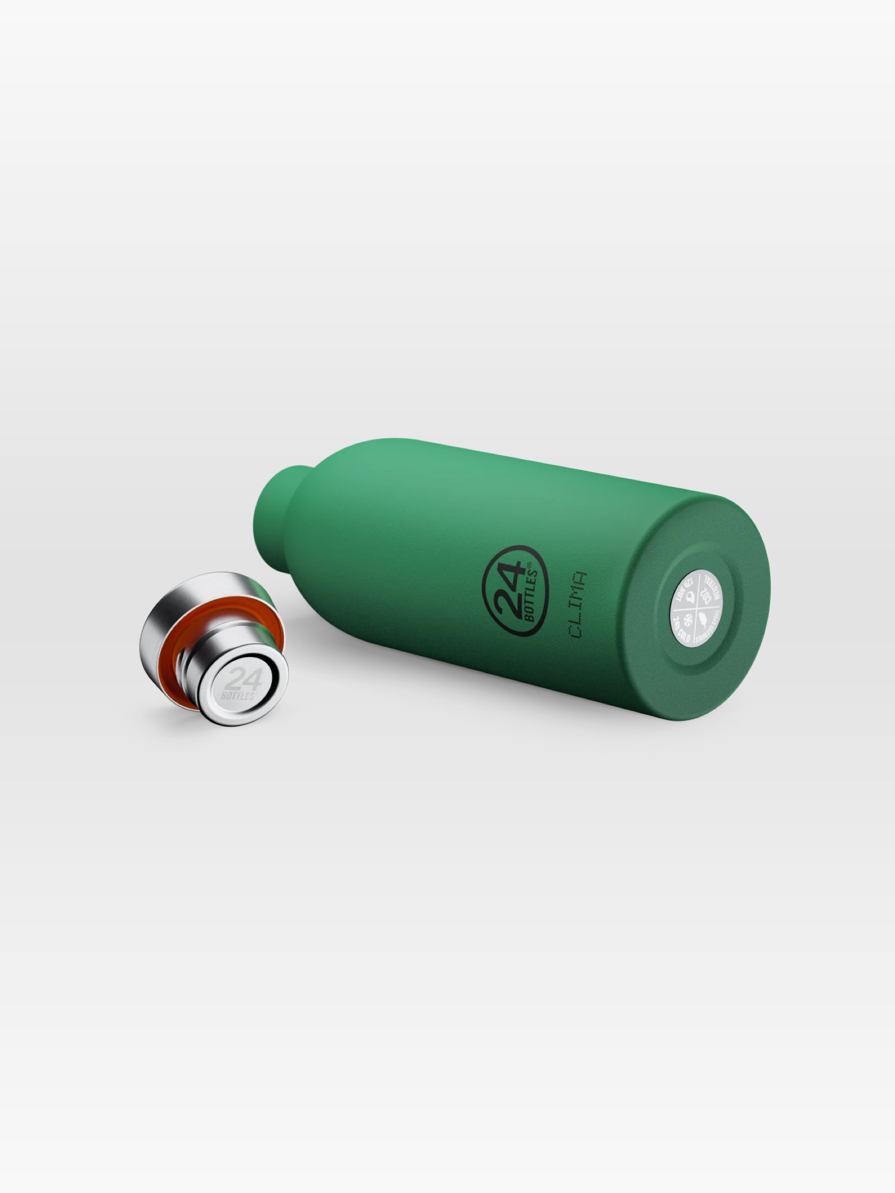 Thermosflasche Clima emerald green 24Bottles