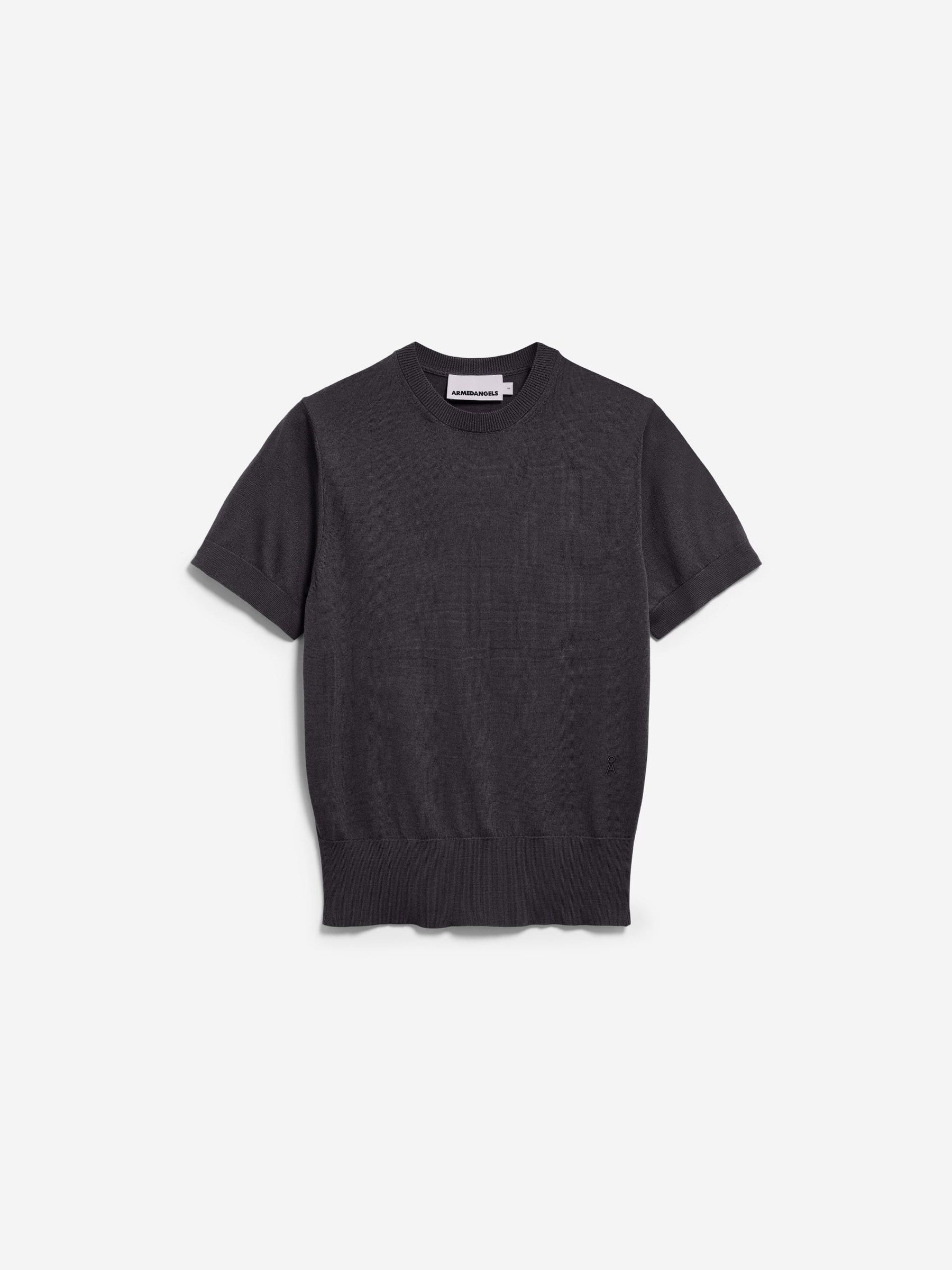 T-Shirt Fine S SL Knit Sweater dark steel Armedangels