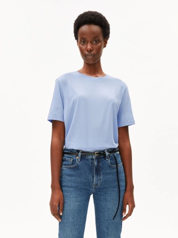 T-Shirt Lualaa soft blue Armedangels