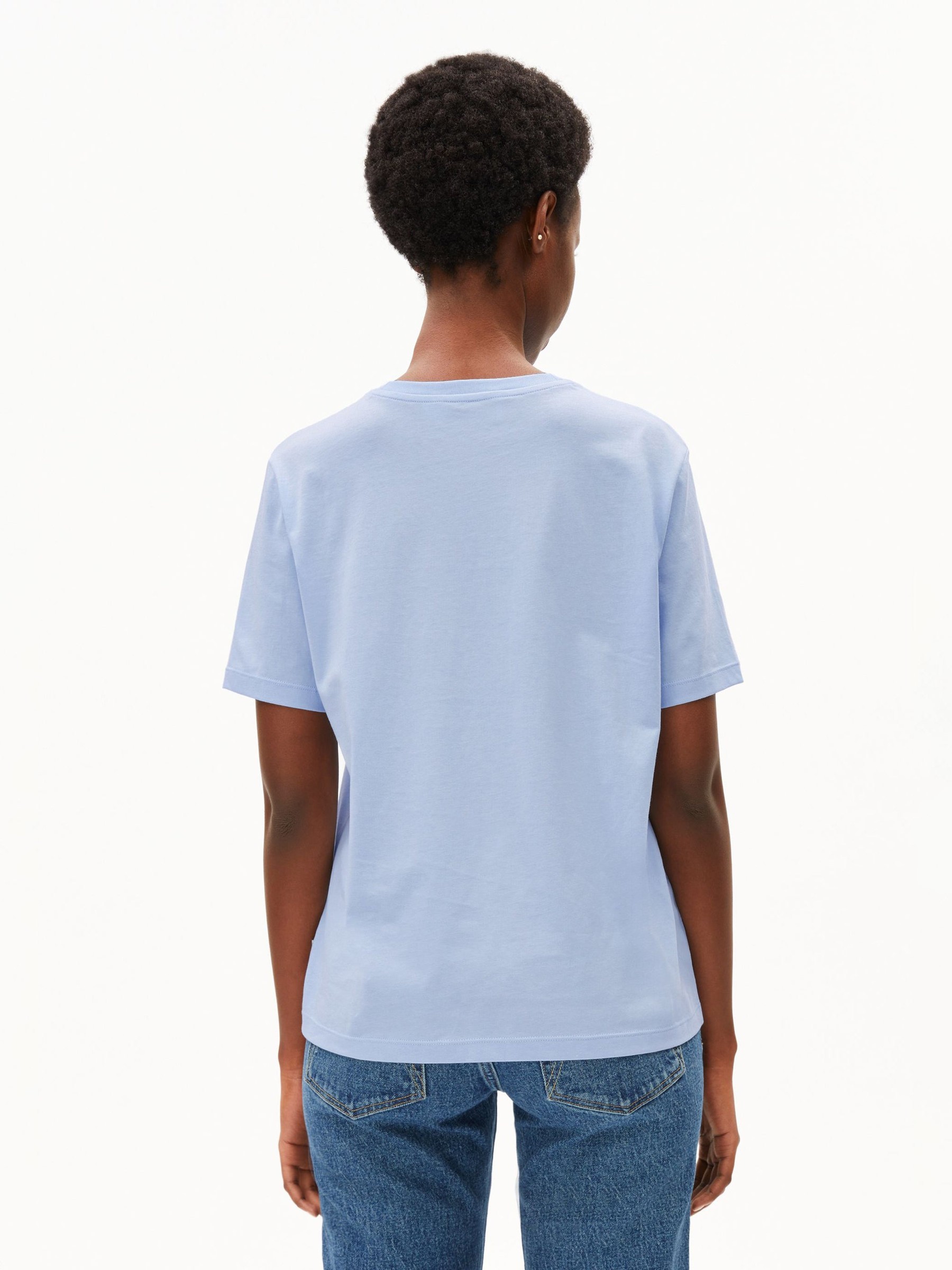 T-Shirt Lualaa soft blue Armedangels