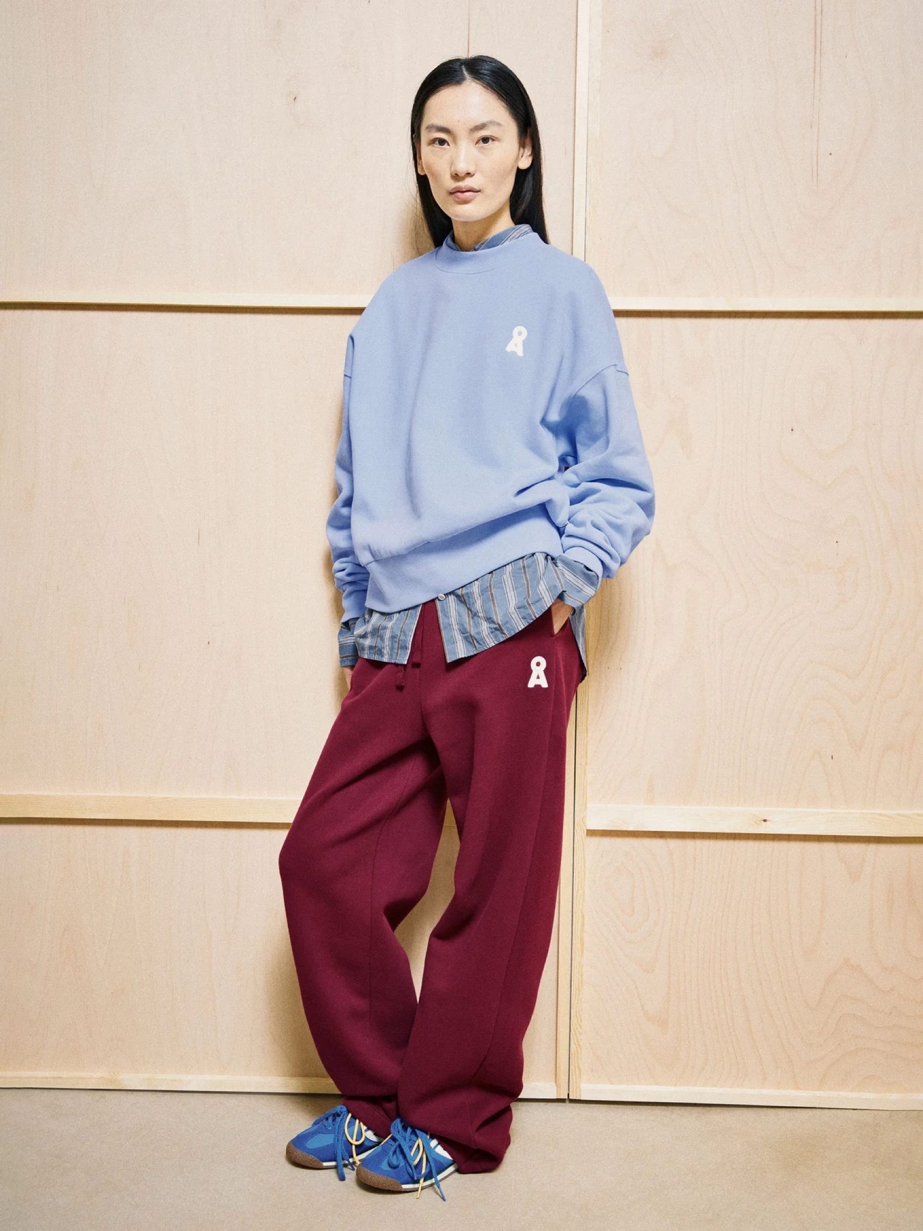 Pullover Iconic A Alizaa soft blue Armedangels
