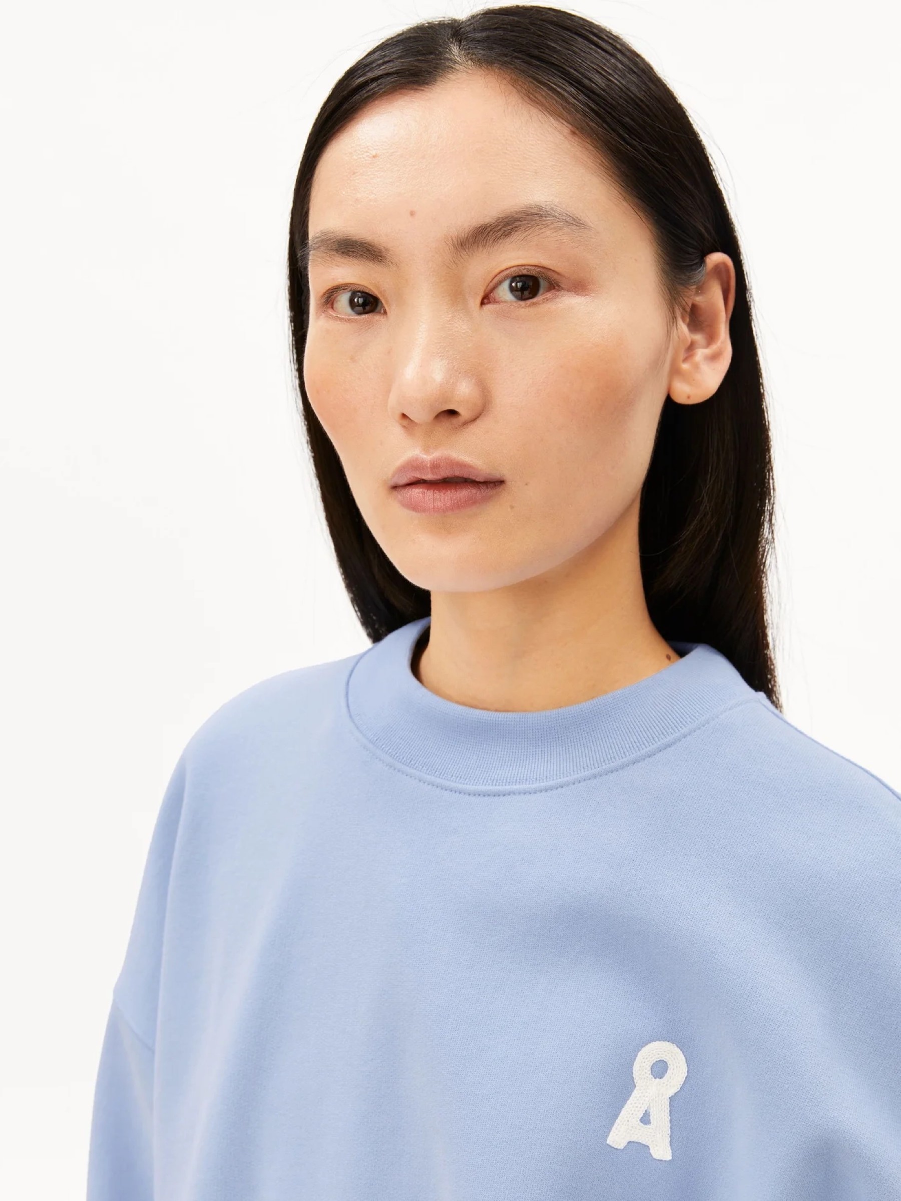 Pullover Iconic A Alizaa soft blue Armedangels