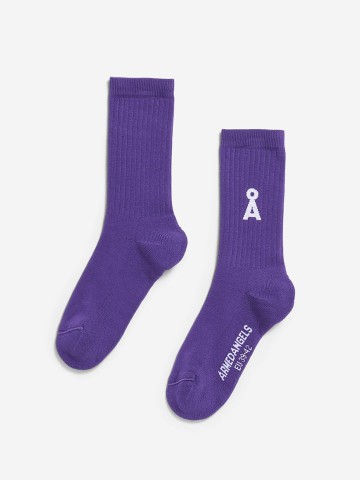 Socke Saamus Bold pungent purple Armedangels