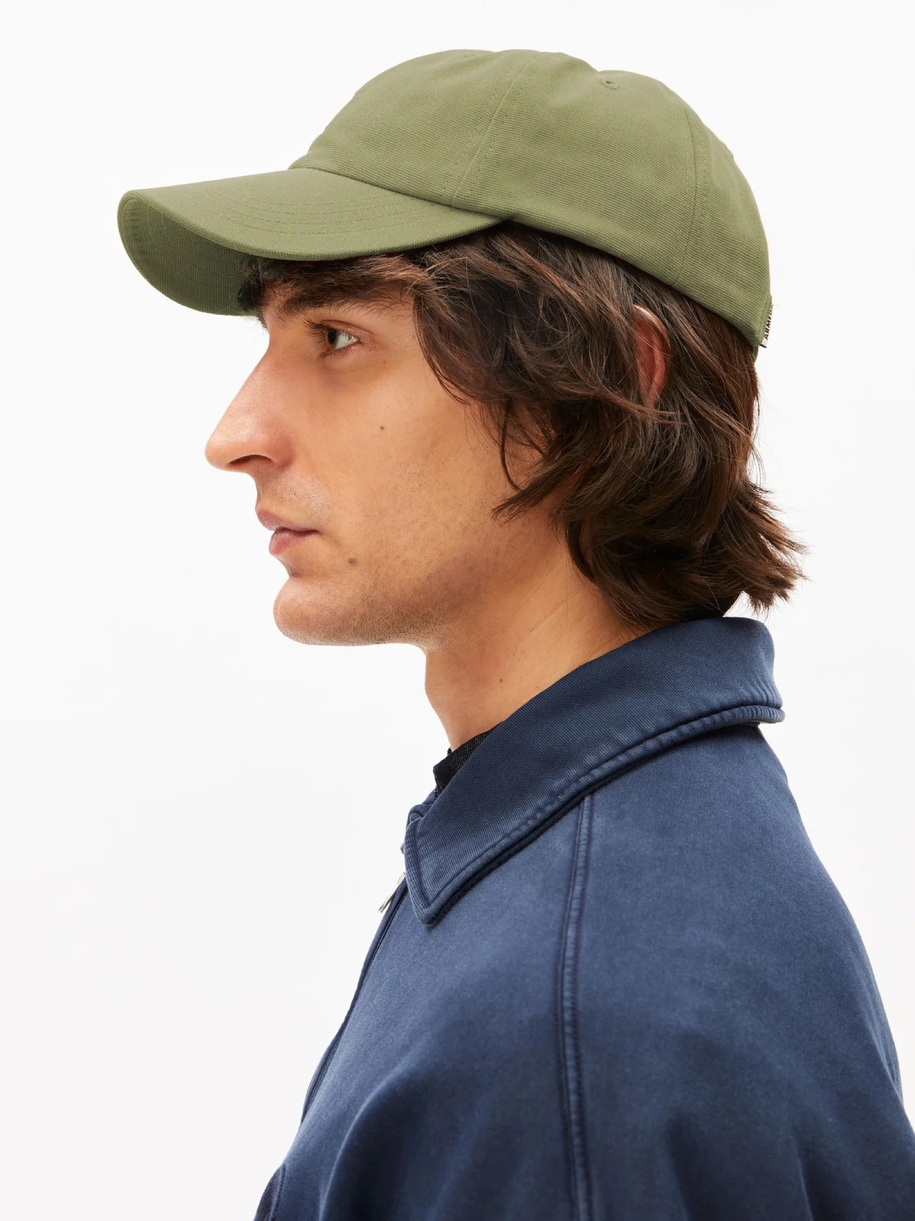 Mütze Yenaas Bold fatigue green Armedangels