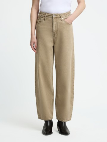 Jeanshose Leila dark beige Kings of Indigo – K.O.I.