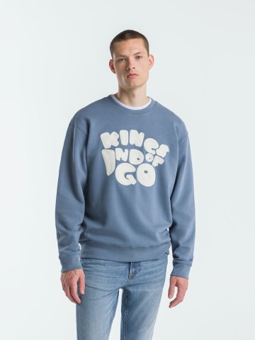 Pullover Neil coronet blue koi chain Kings of Indigo – K.O.I.