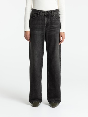 Jeanshose Joan Jeans vilma brown black worn Kings of Indigo – K.O.I.