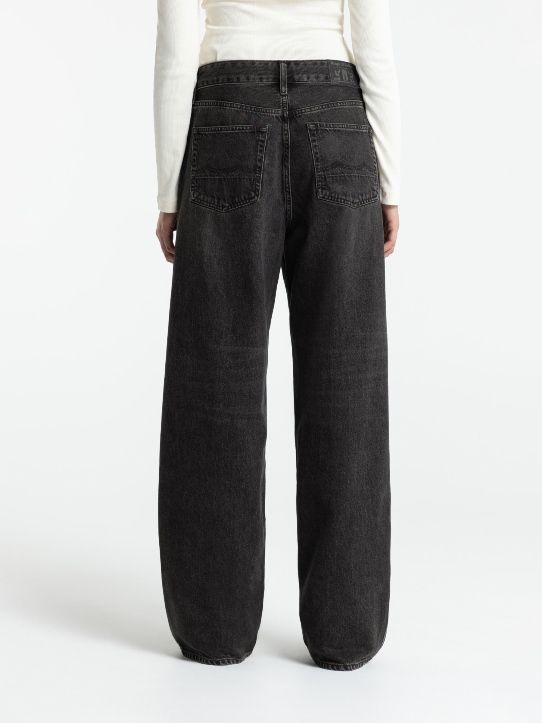 Jeanshose Joan Jeans vilma brown black worn Kings of Indigo – K.O.I.