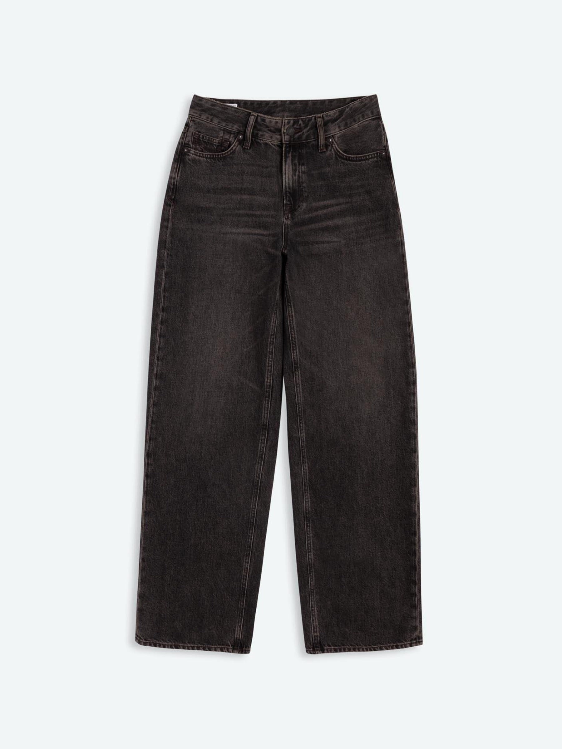 Jeanshose Joan Jeans vilma brown black worn Kings of Indigo – K.O.I.