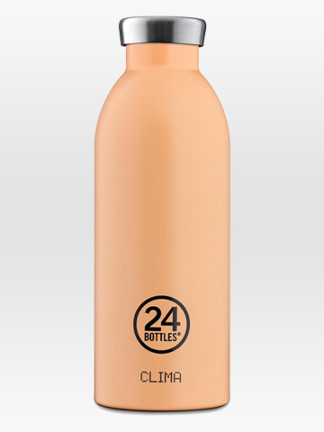 Thermosflasche Clima peach orange 24Bottles