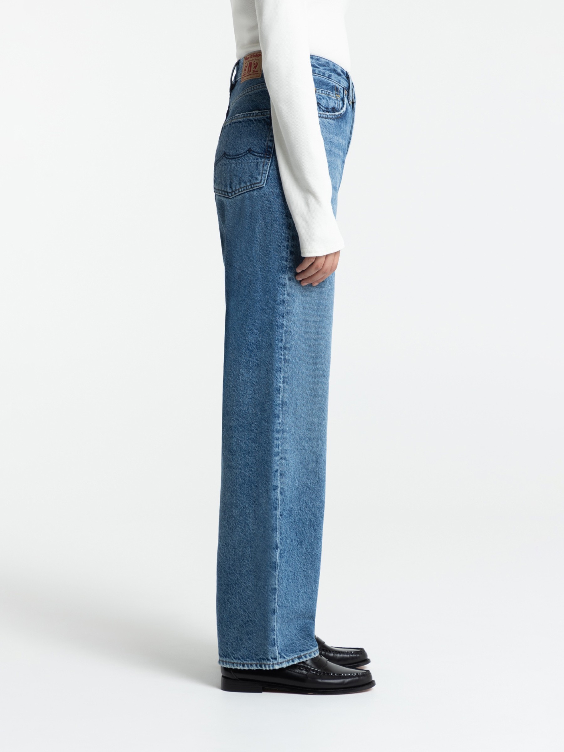 Hose Liora Jeans rechange mid worn Kings of Indigo – K.O.I.
