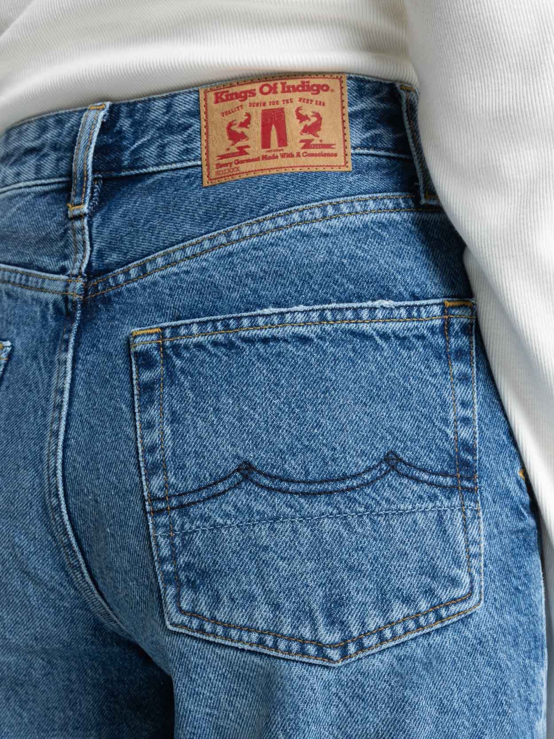 Hose Liora Jeans rechange mid worn Kings of Indigo – K.O.I.