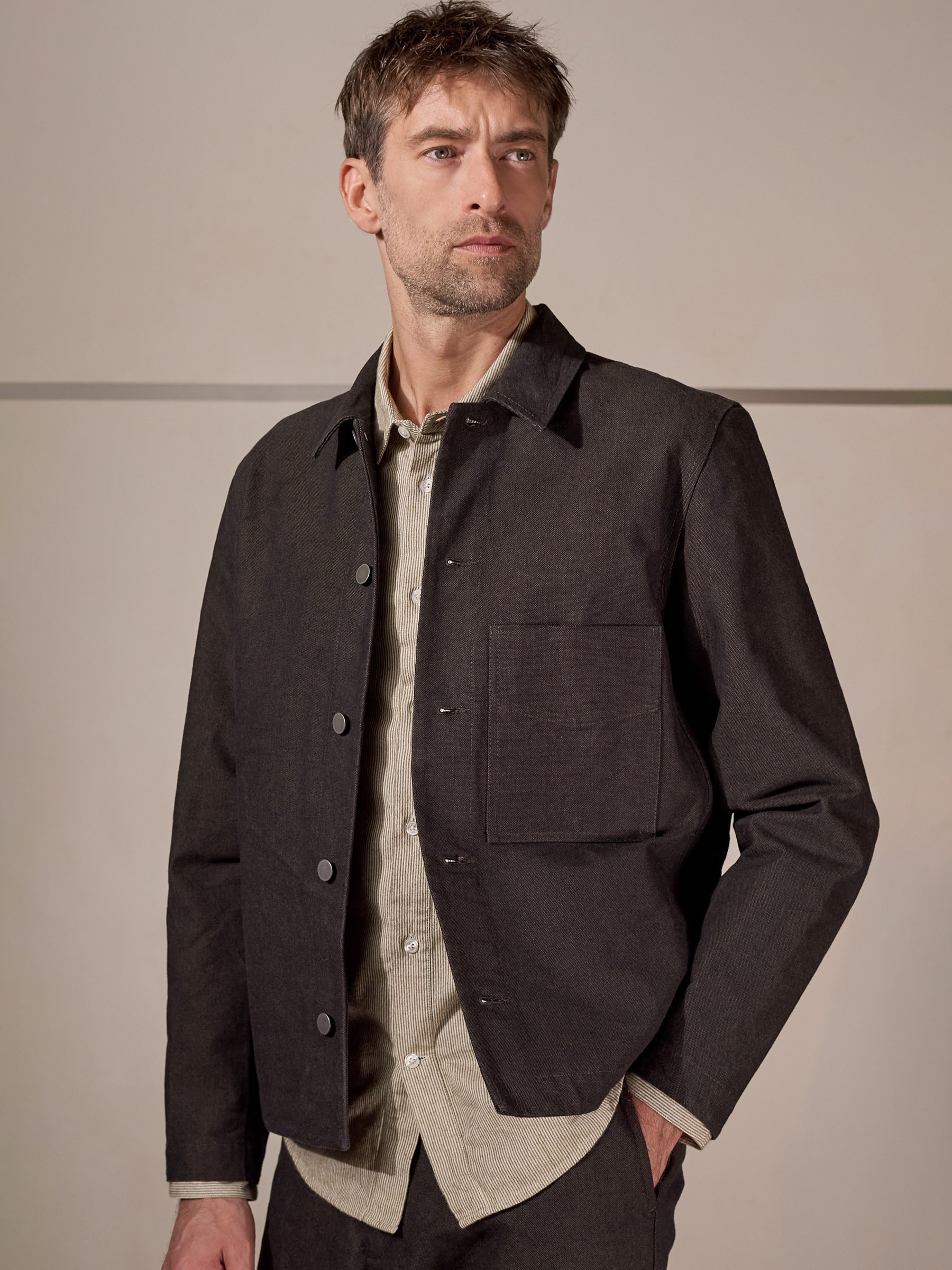 Overshirt Asir Jacket coffee eco canvas 420g About Companions