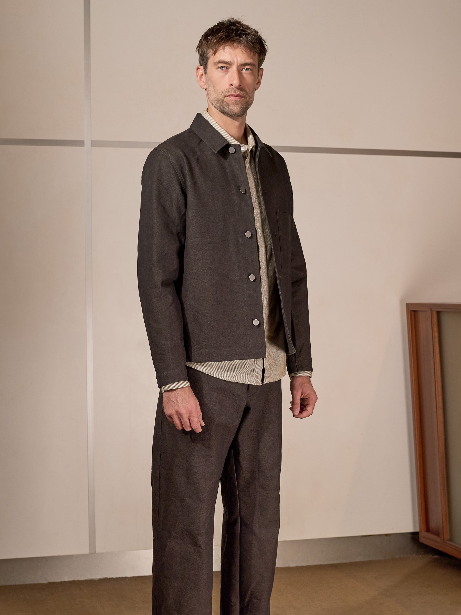 Overshirt Asir Jacket coffee eco canvas 420g About Companions