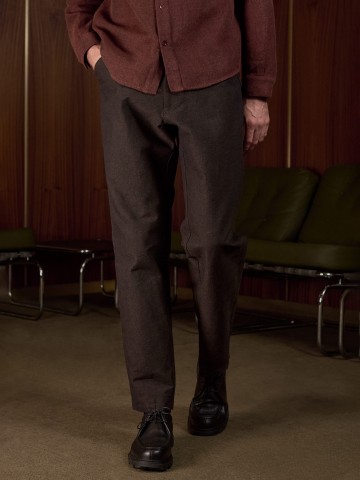 Hose Olf Trousers coffee eco canvas 420g About Companions