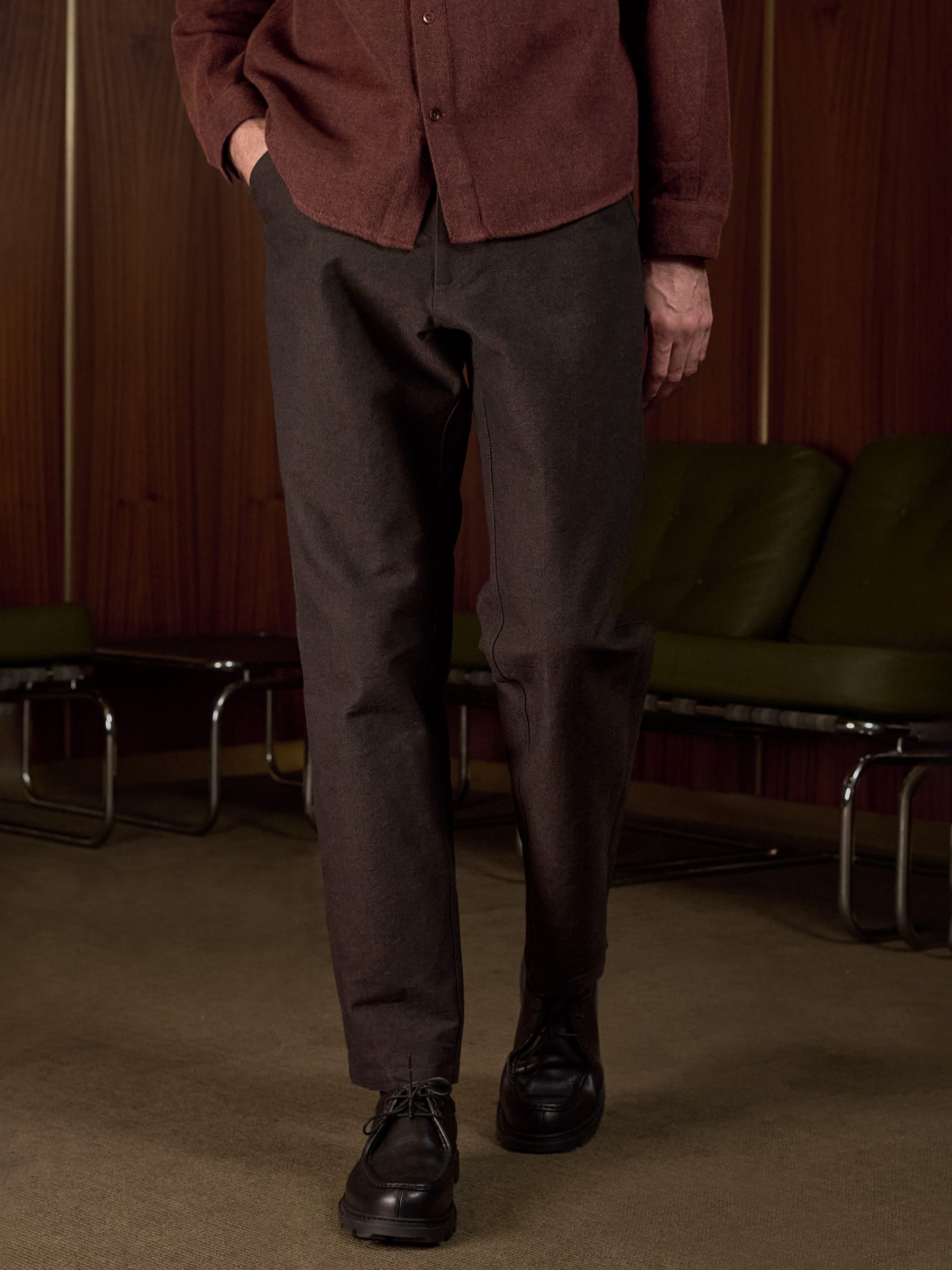Hose Olf Trousers coffee eco canvas 420g About Companions
