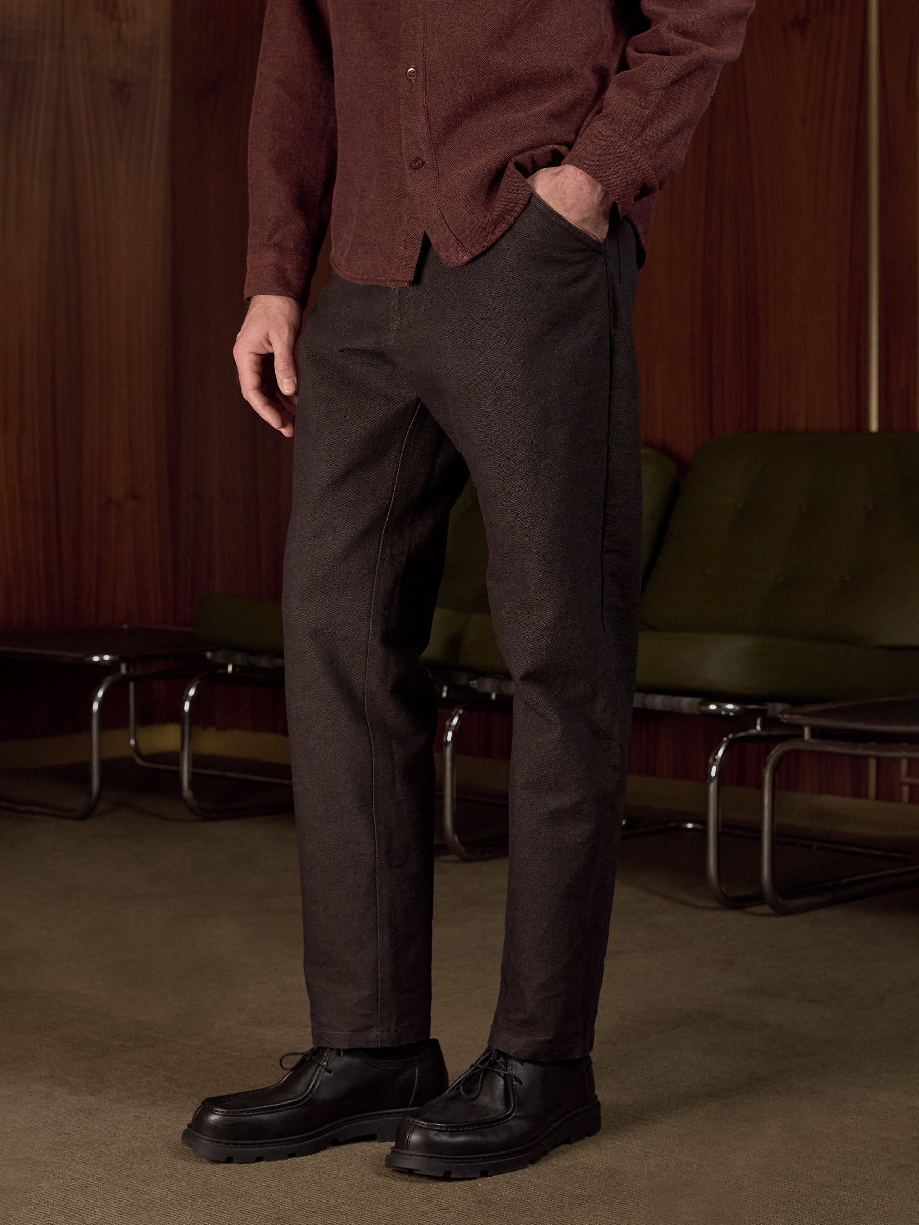 Hose Olf Trousers coffee eco canvas 420g About Companions