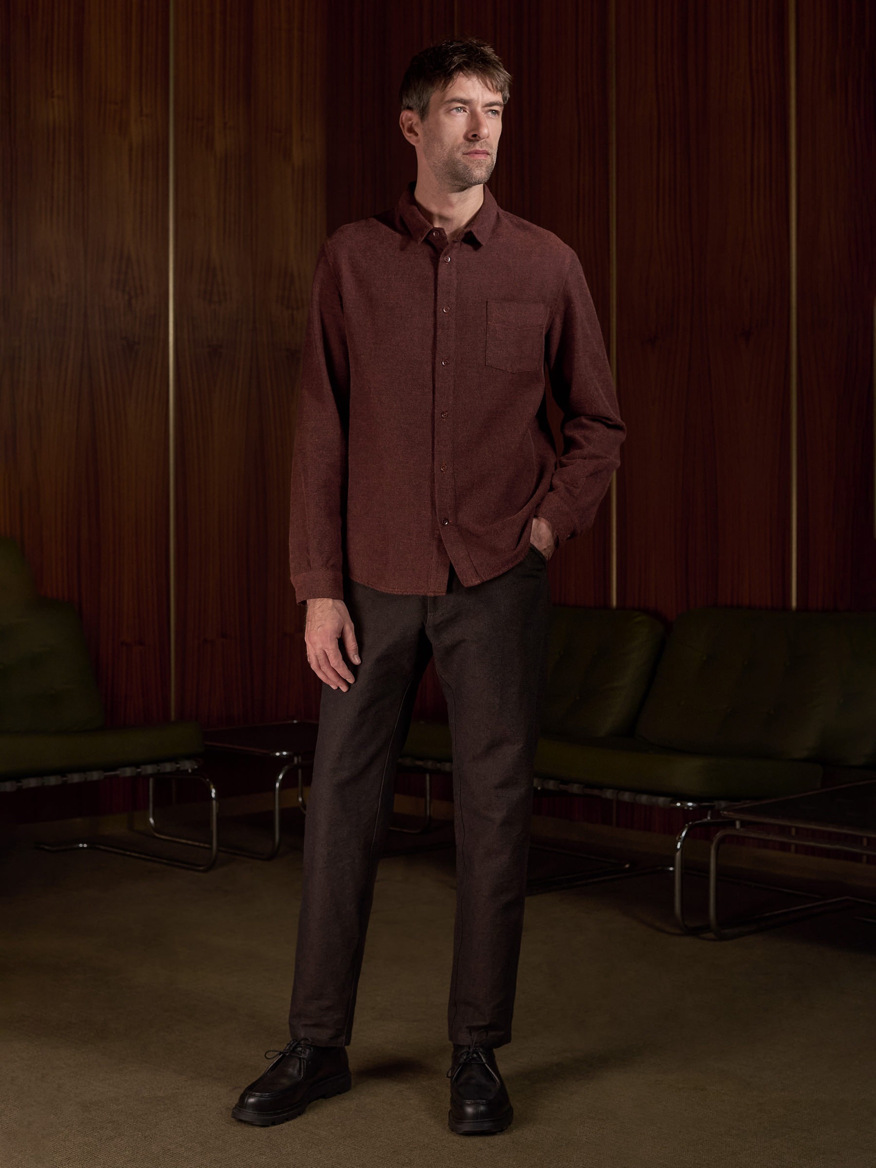 Hose Olf Trousers coffee eco canvas 420g About Companions