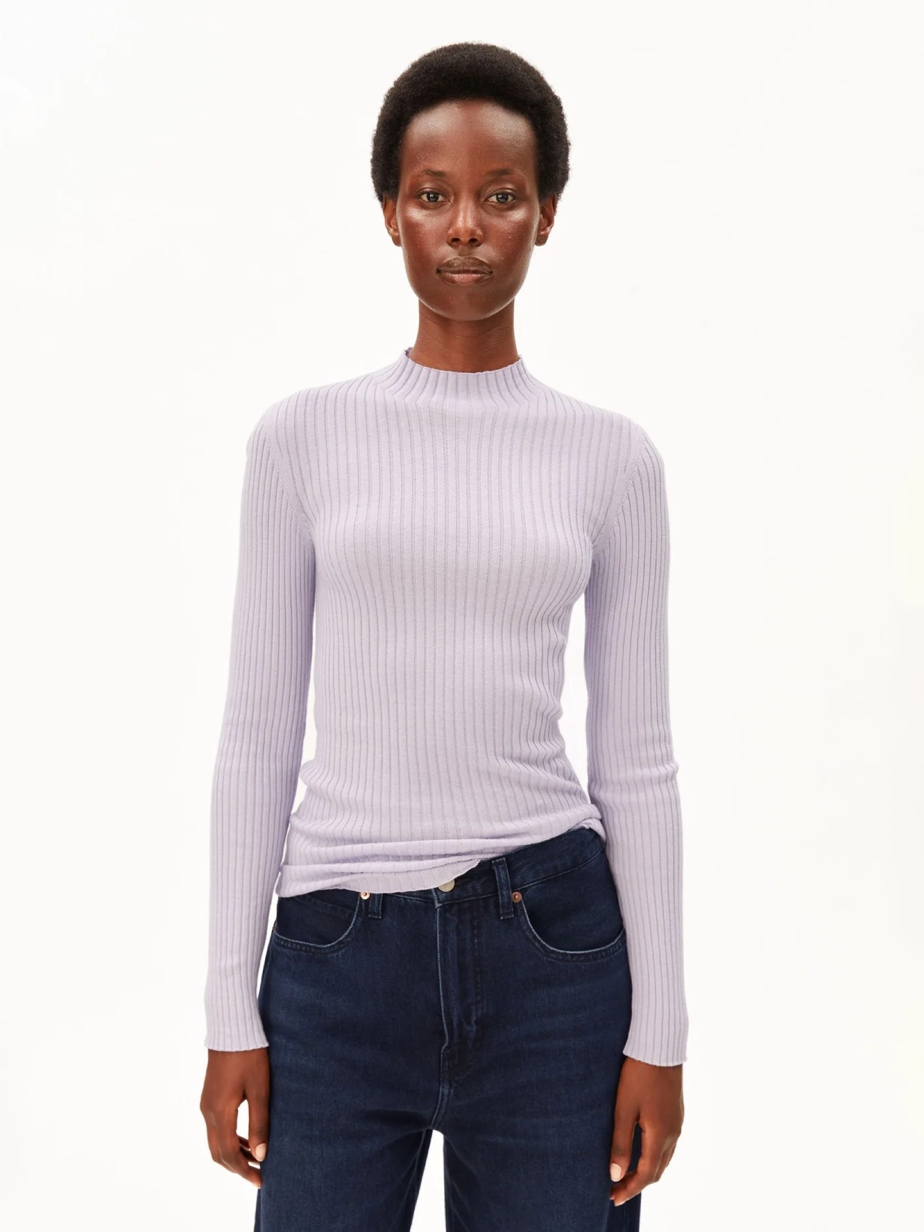 Longsleeve Alaania moonlit lilac Armedangels