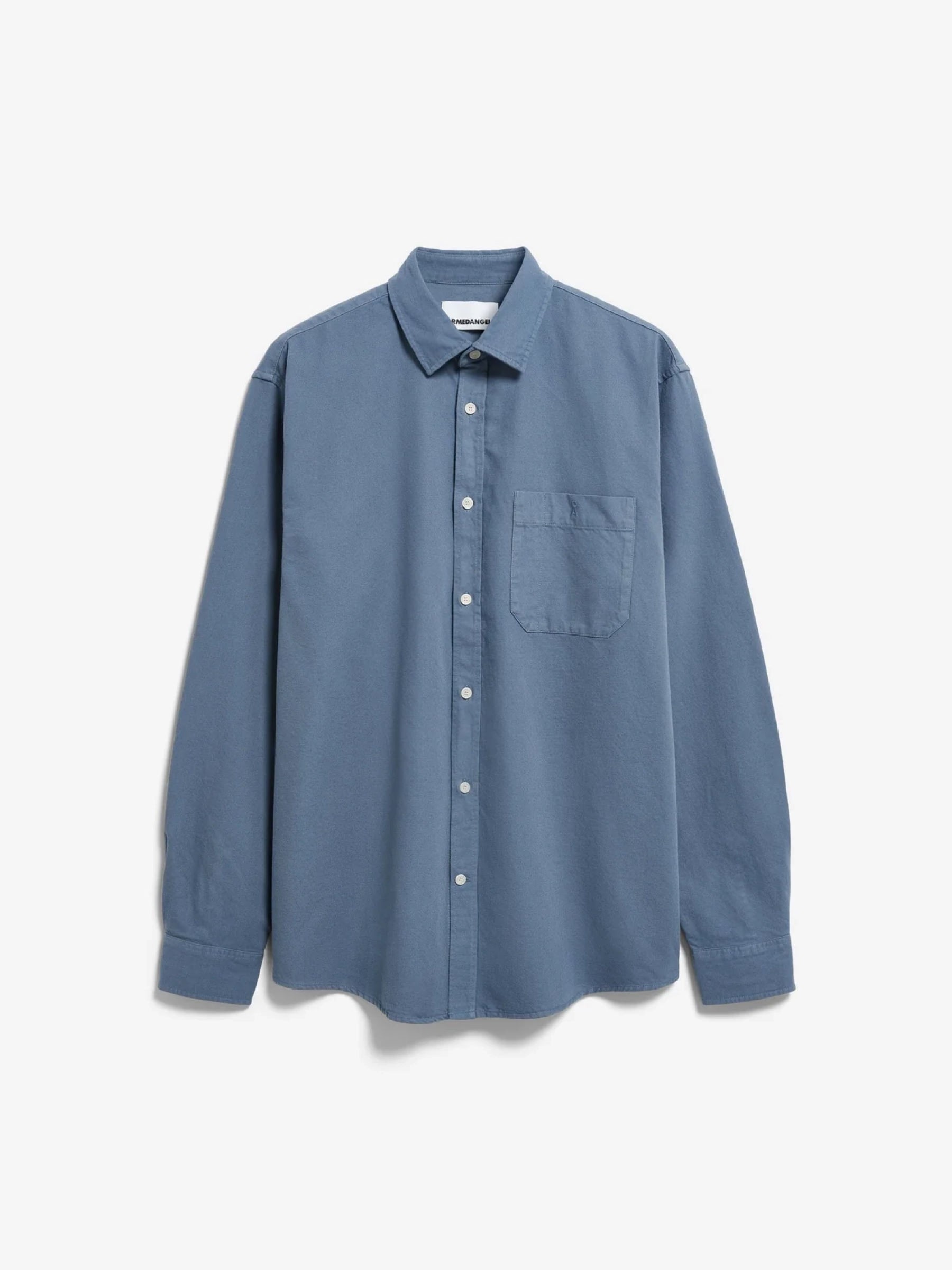 Hemd GMT Dye Lino Longsleeve Shirt dusty moon Armedangels
