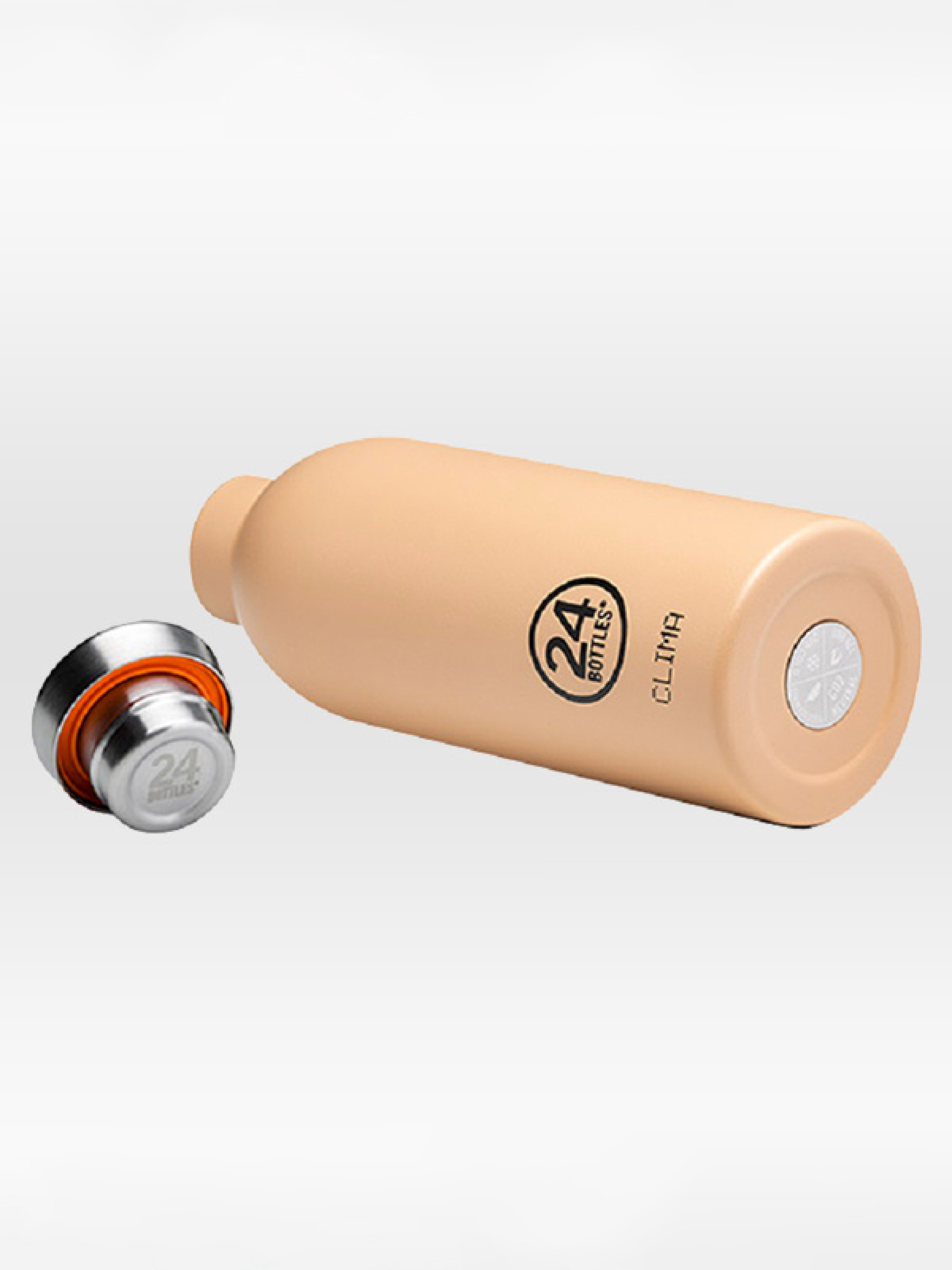 Thermosflasche Clima peach orange 24Bottles