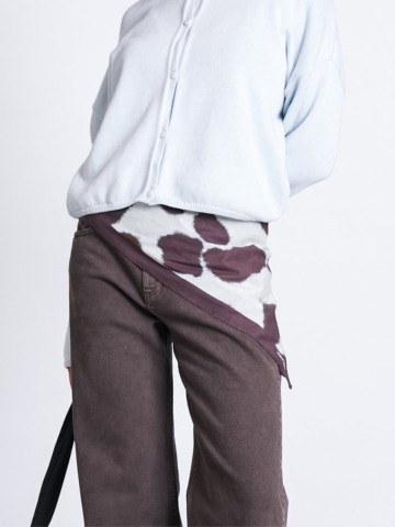 Schal Printed Cotton Scarf Vad cow print Jan 'n June