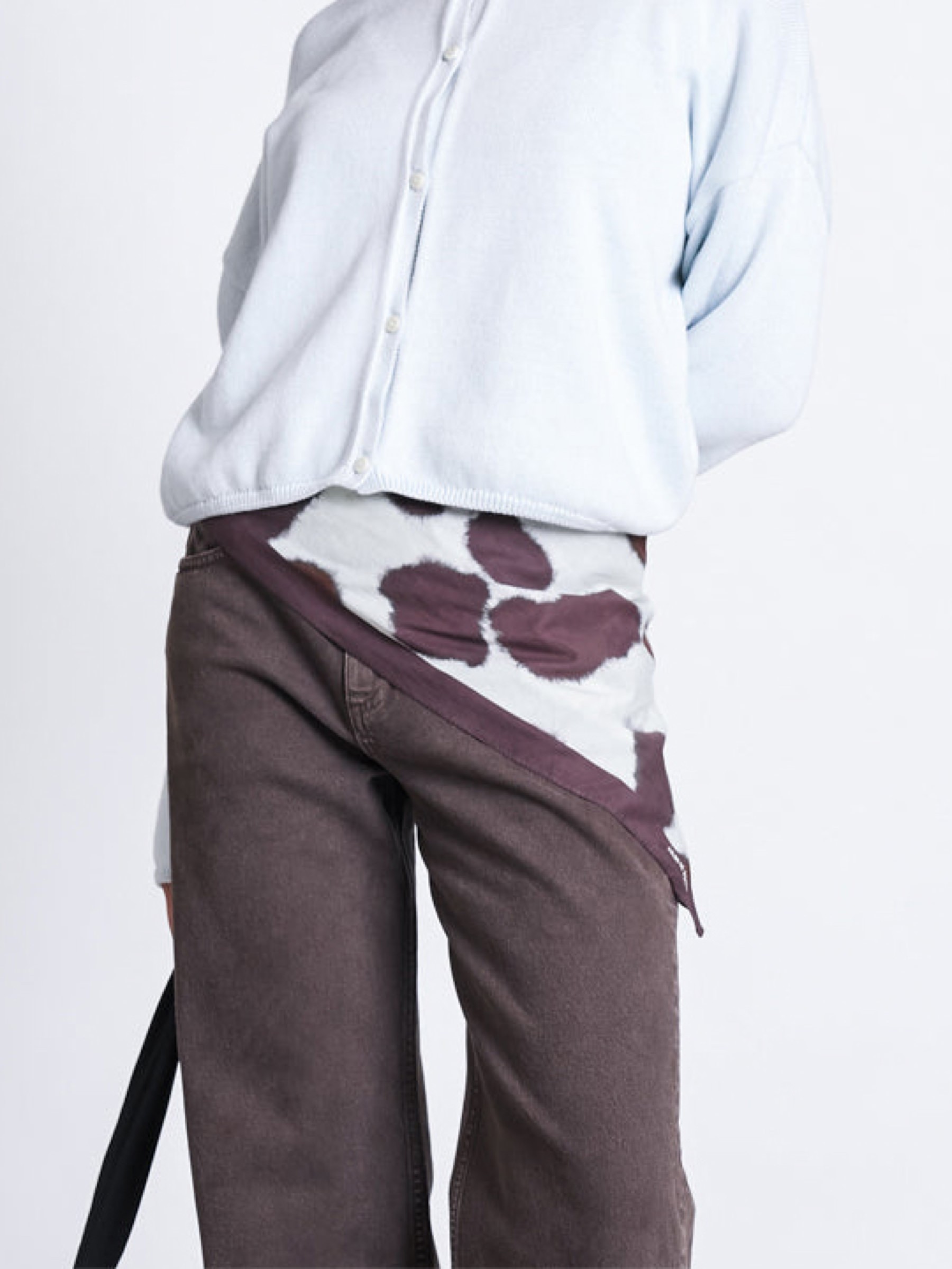 Schal Printed Cotton Scarf Vad cow print Jan 'n June